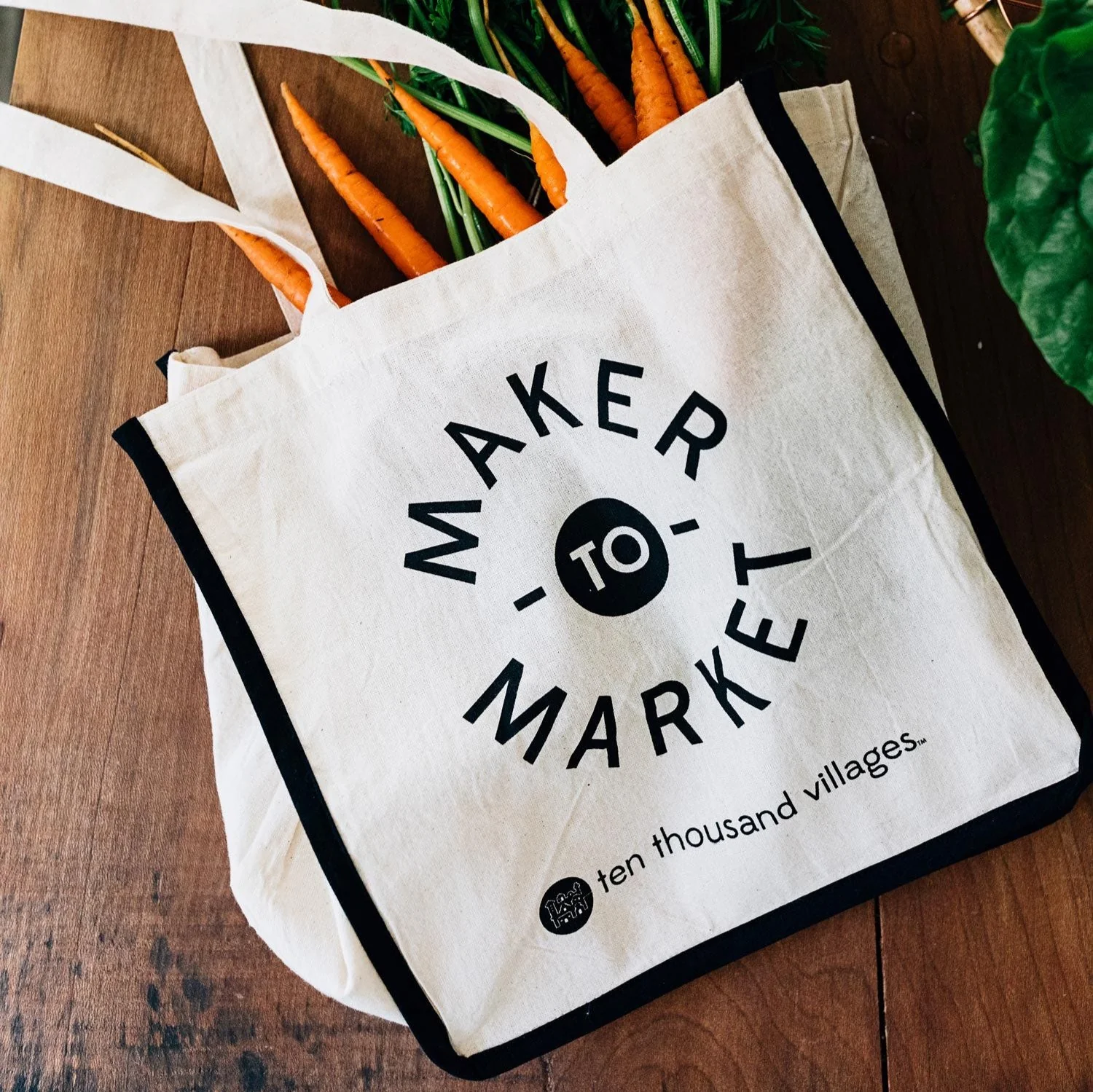 Maker To Market Organic Cotton Reusable Bag - Image 3