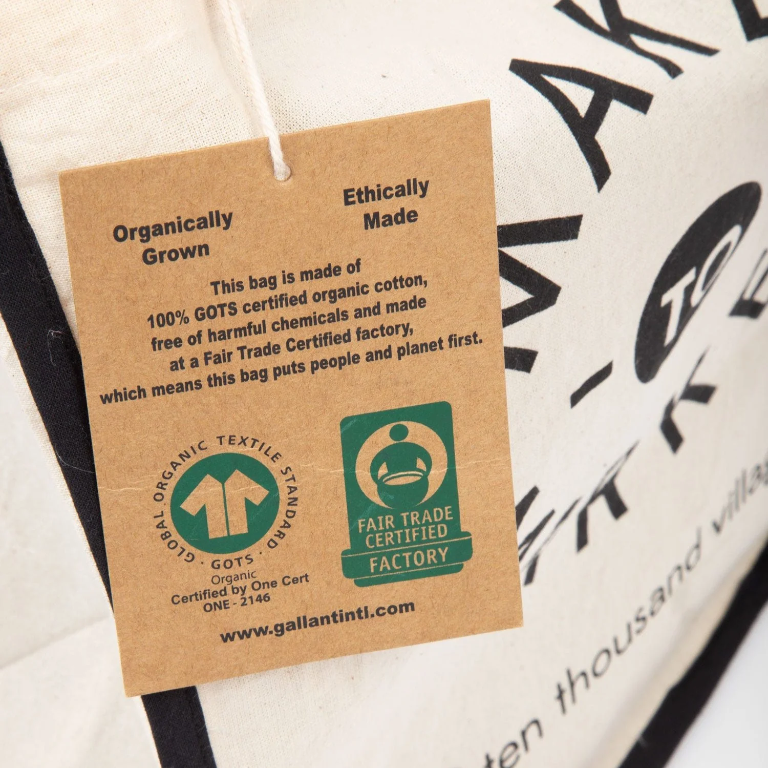 Maker To Market Organic Cotton Reusable Bag - Image 7