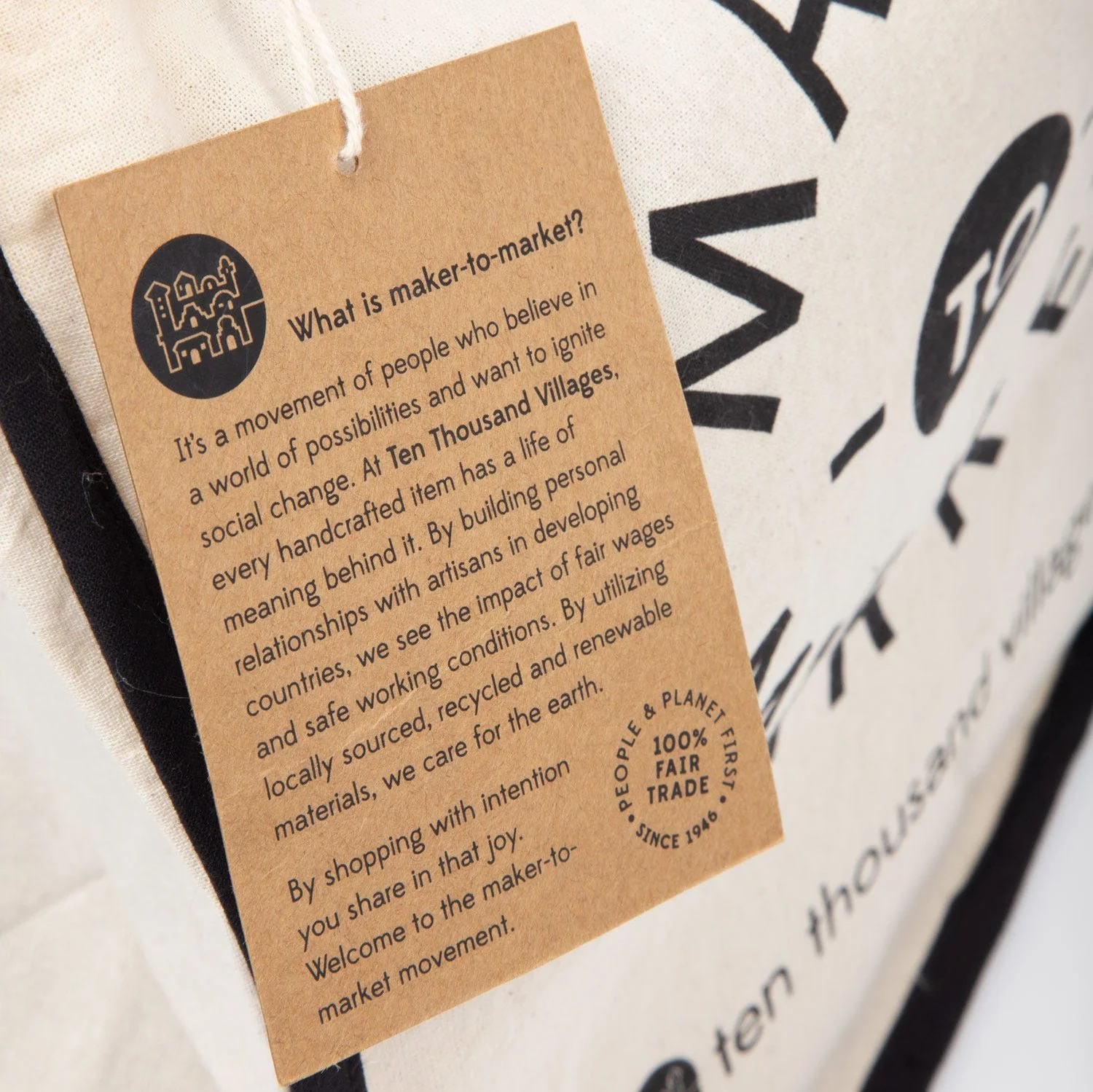 Maker To Market Organic Cotton Reusable Bag - Image 8
