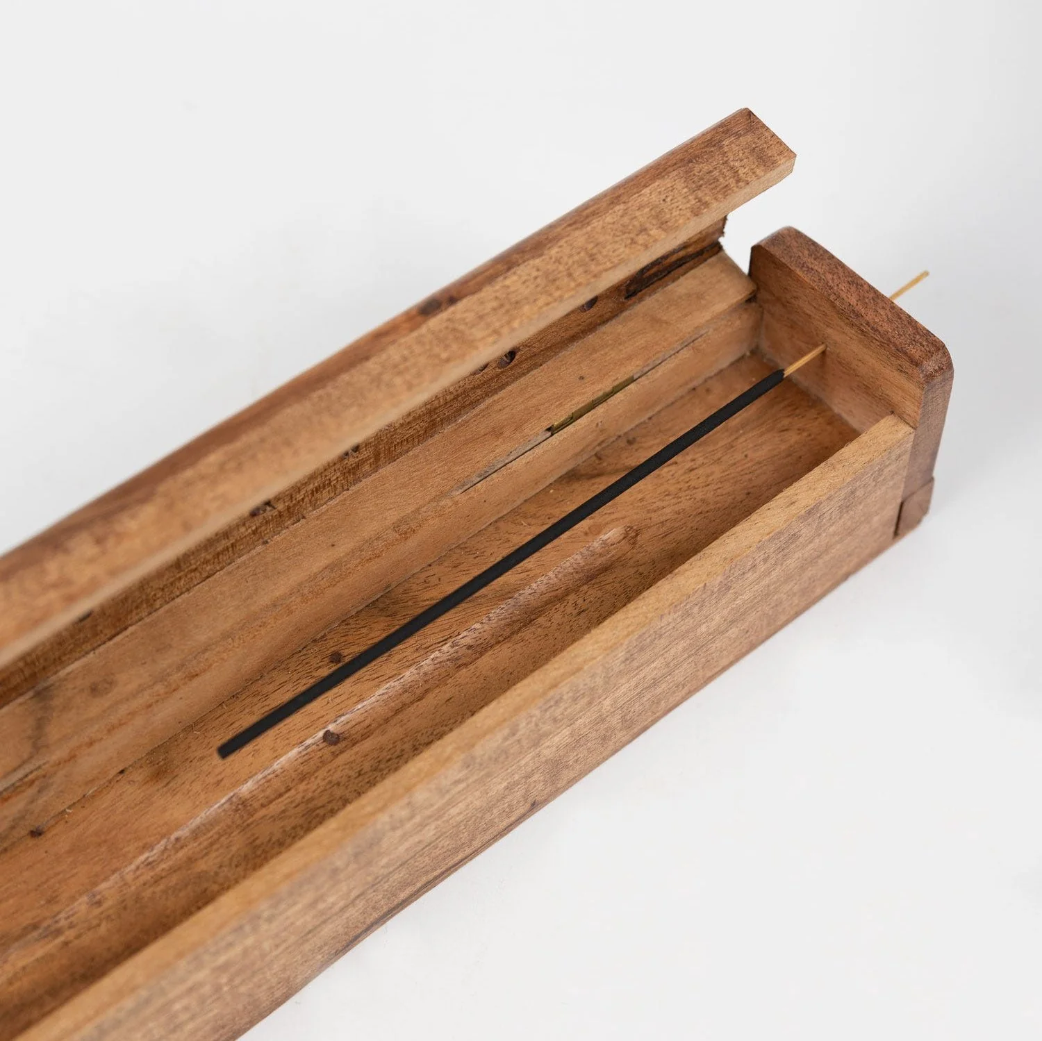 Acacia Wood Incense Box - Image 4