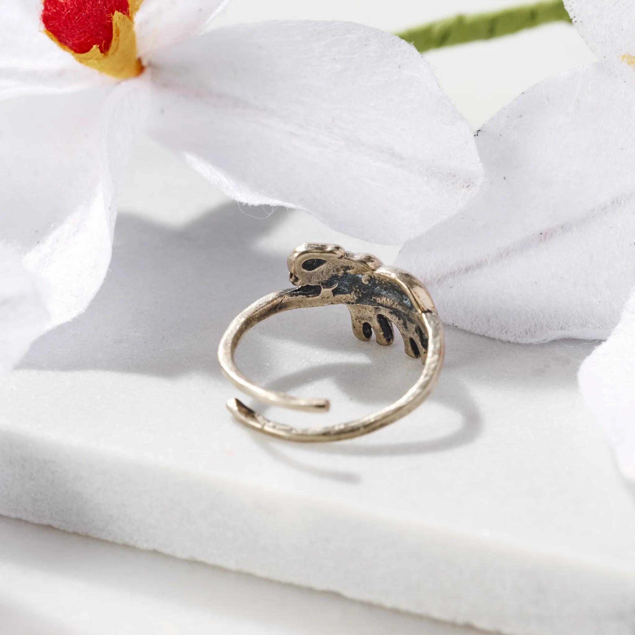 Amauta Metal Elephant Ring - Image 3