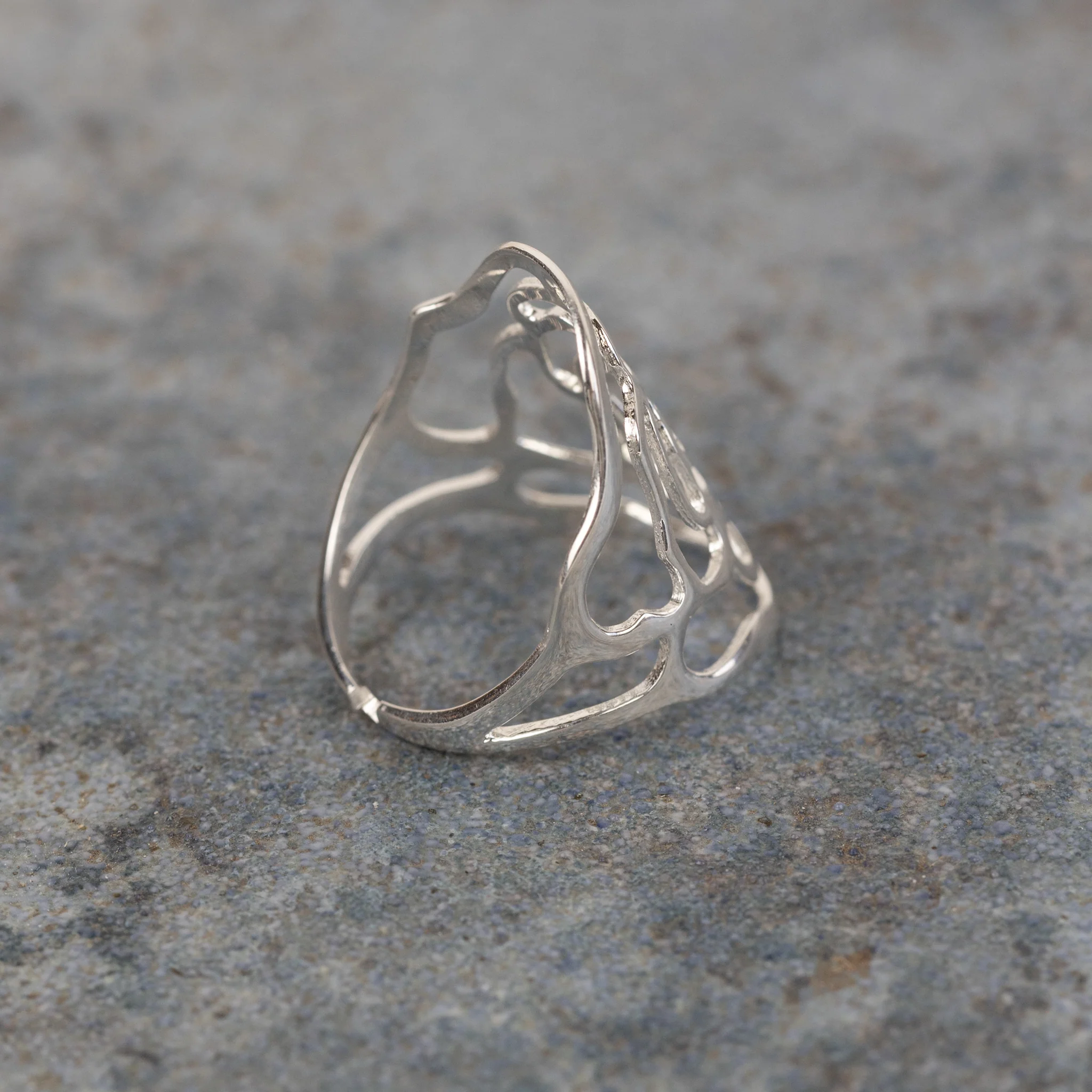 Amita Floral Statement Ring - Image 2