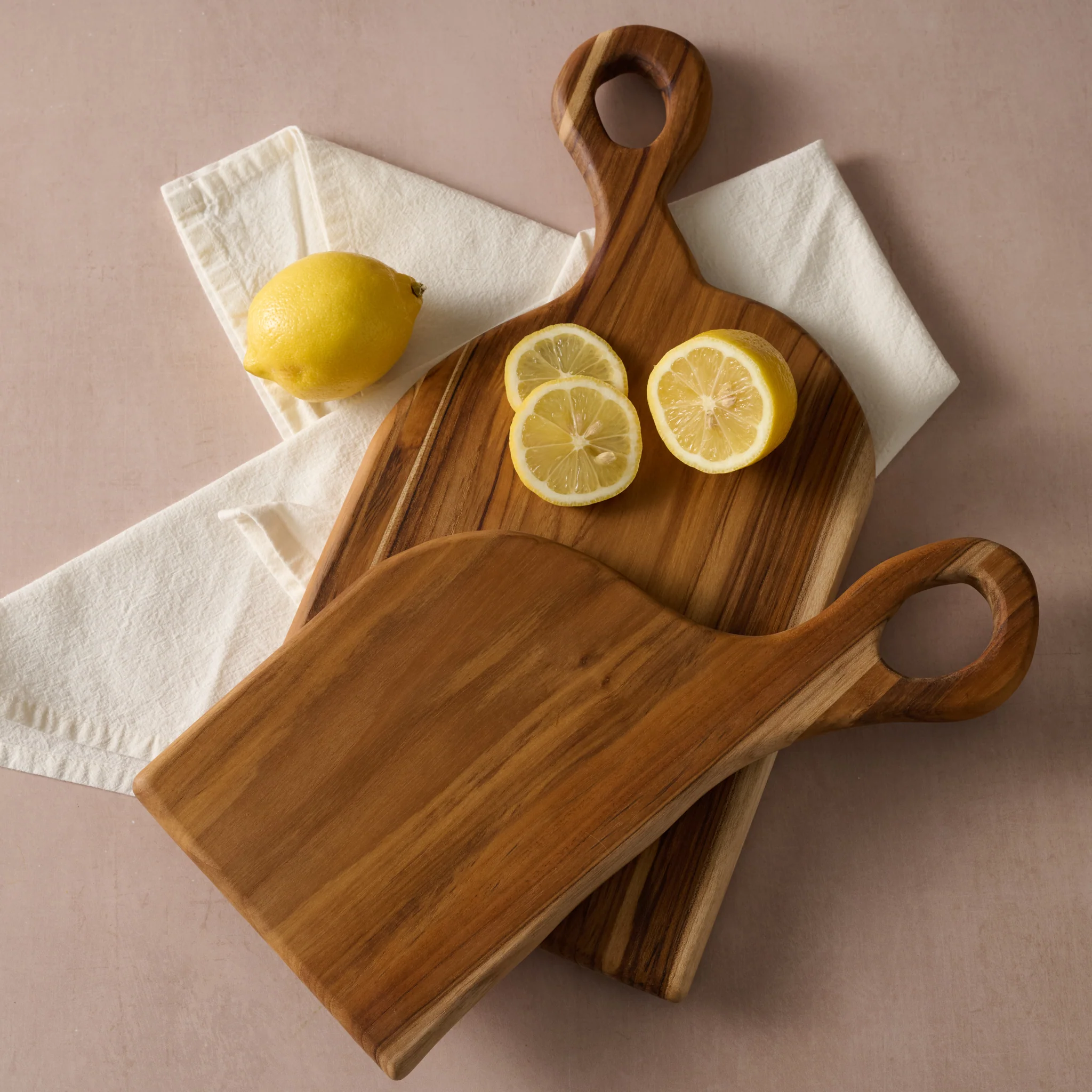 Amor Teak Cutting Board Duo - Image 2