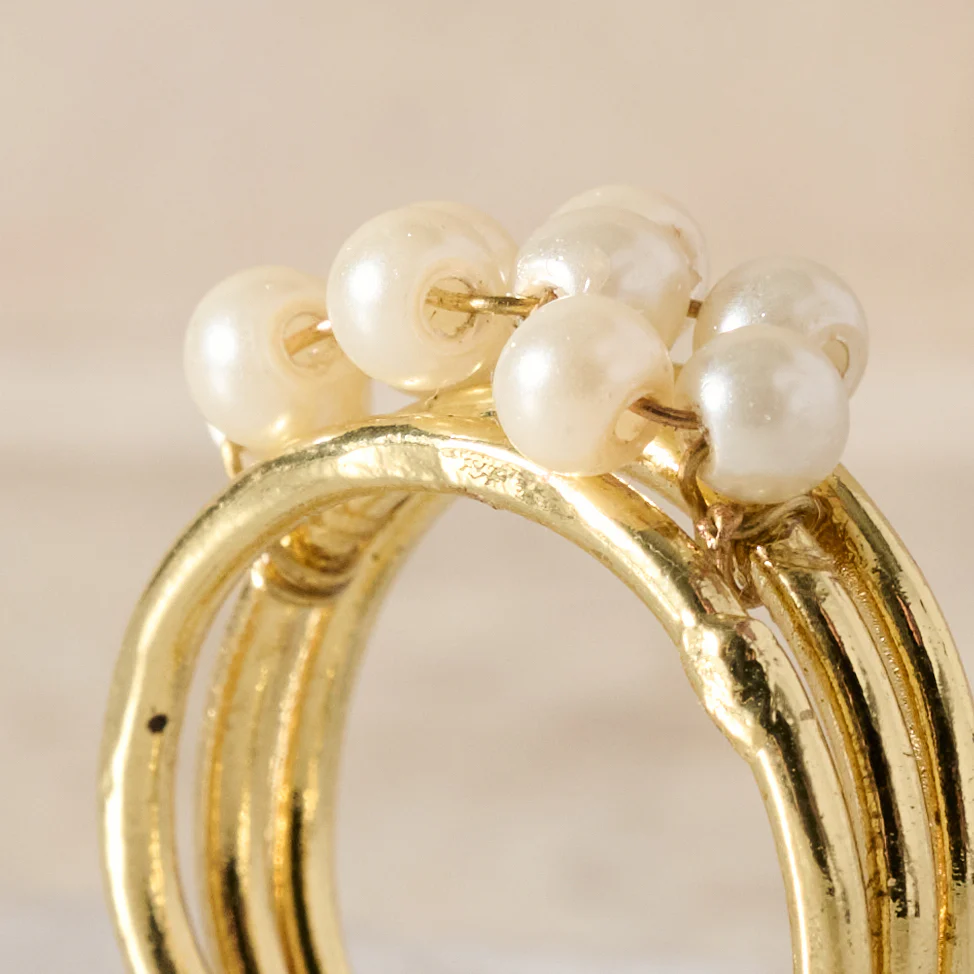 Anek Pearl Bead Ring - Image 4