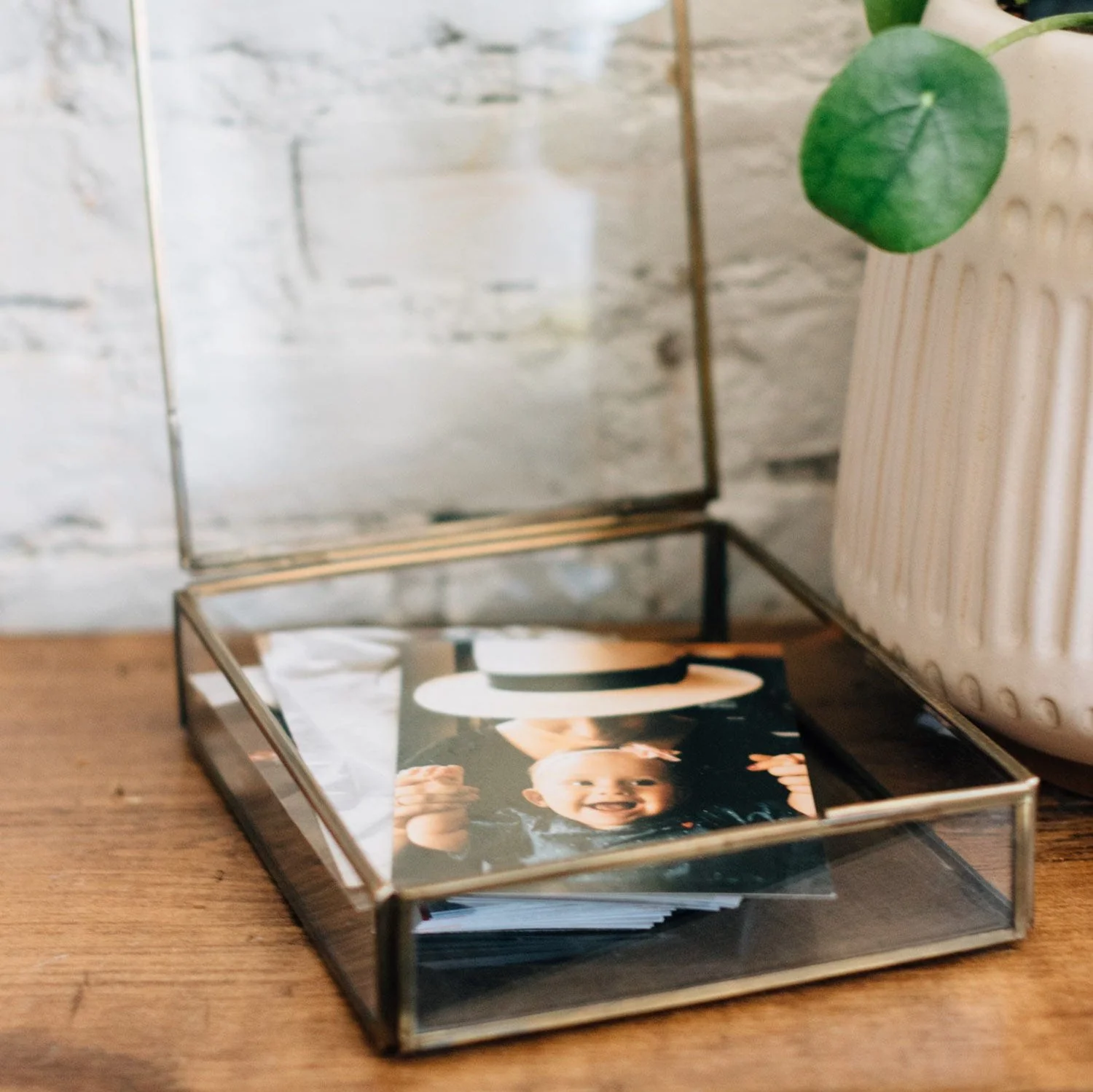 Antiqued Brass Keepsake Box - Image 3