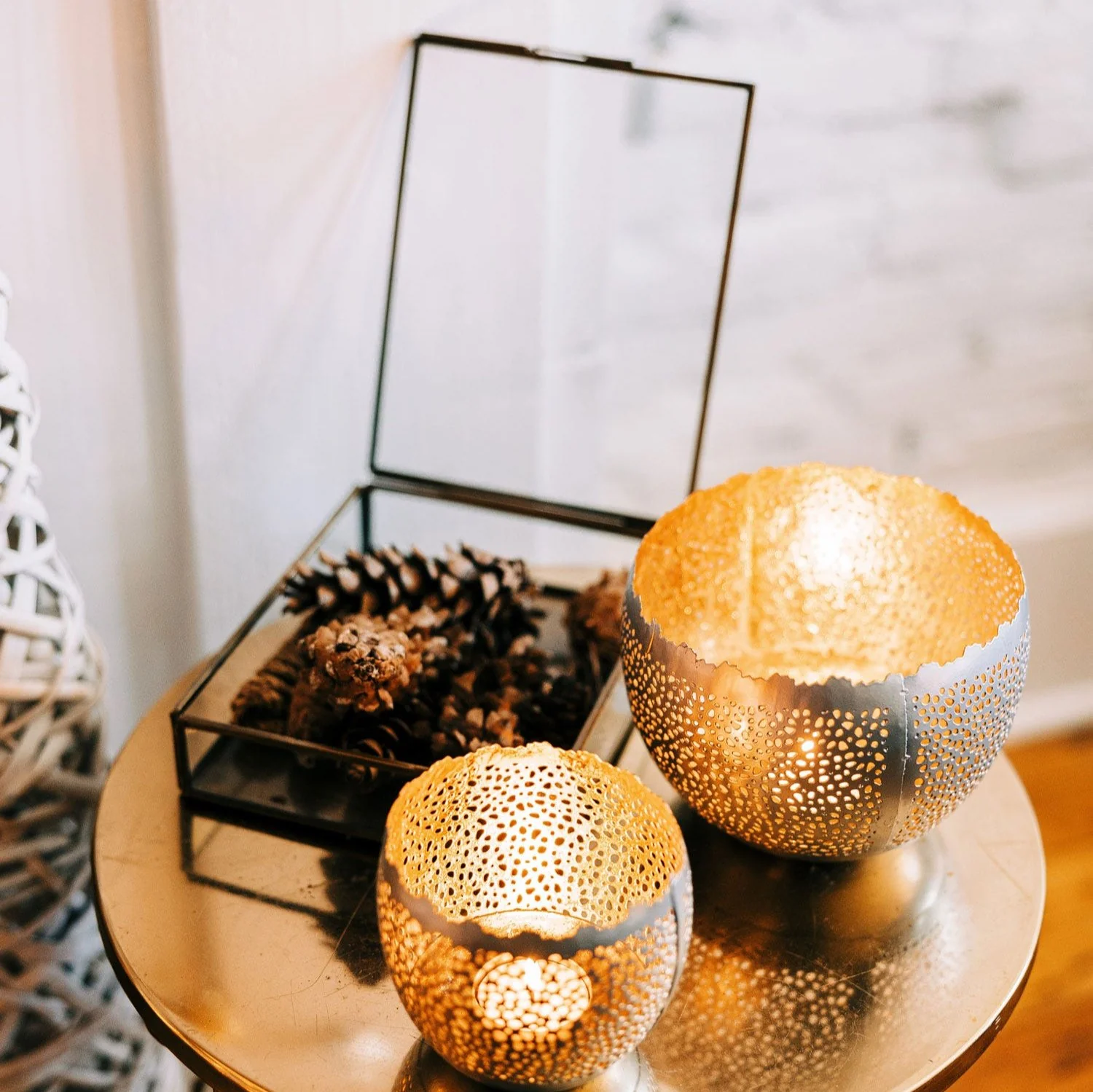 Antiqued Brass Keepsake Box - Image 5