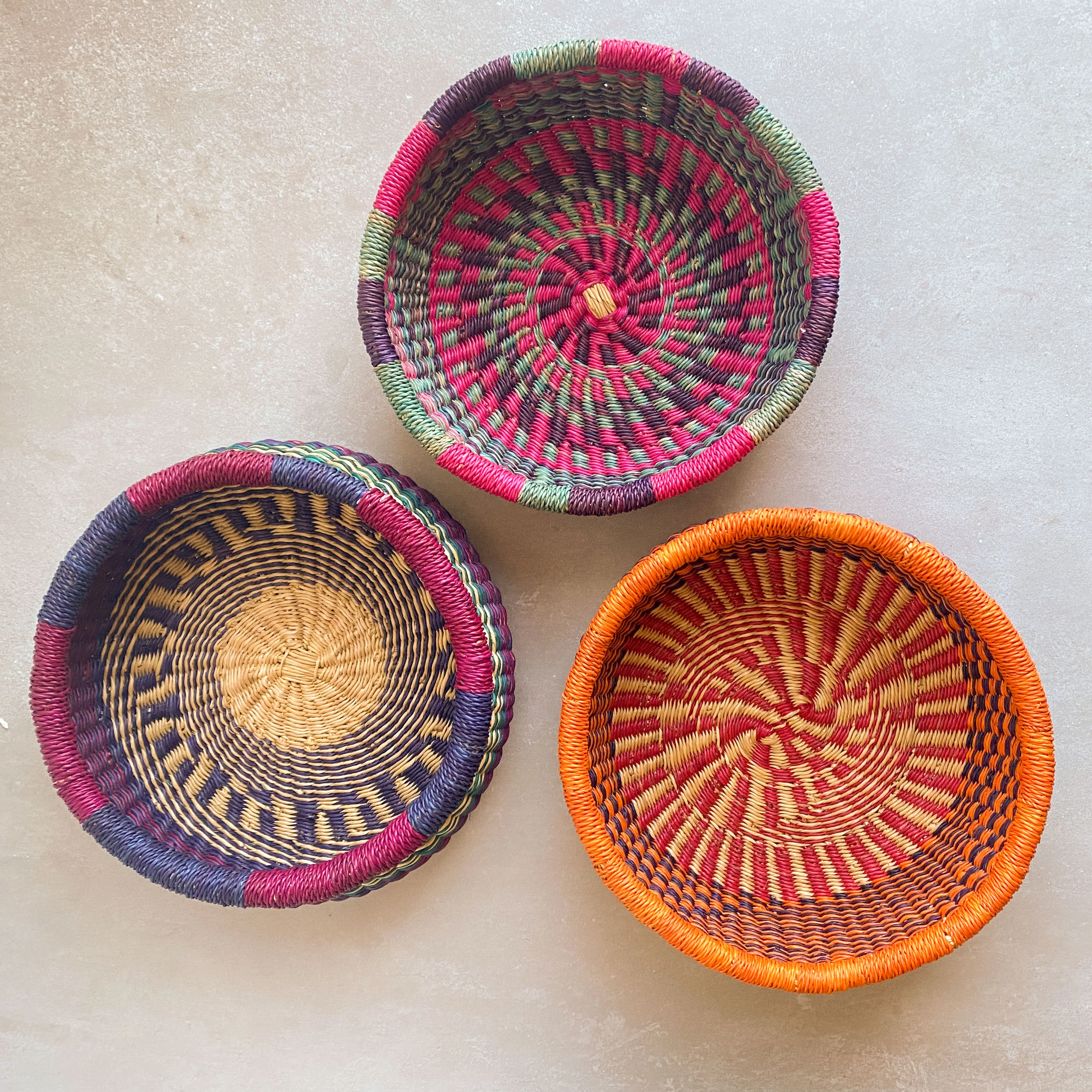 Round Bolga Basket - Image 3