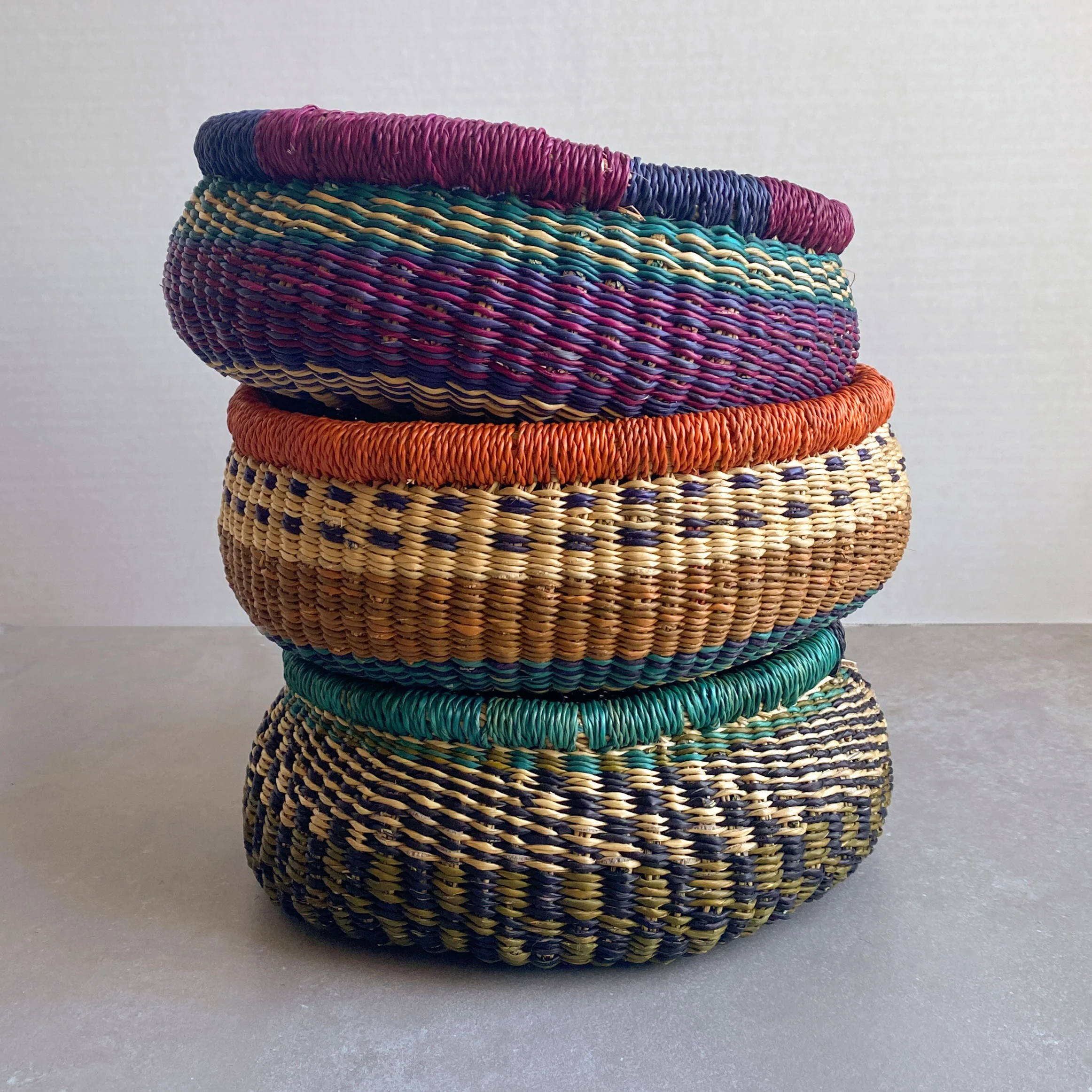 Round Bolga Basket - Image 5