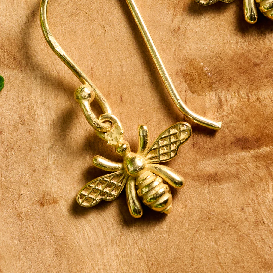 Bee Charmed Dangle Earrings - Image 3