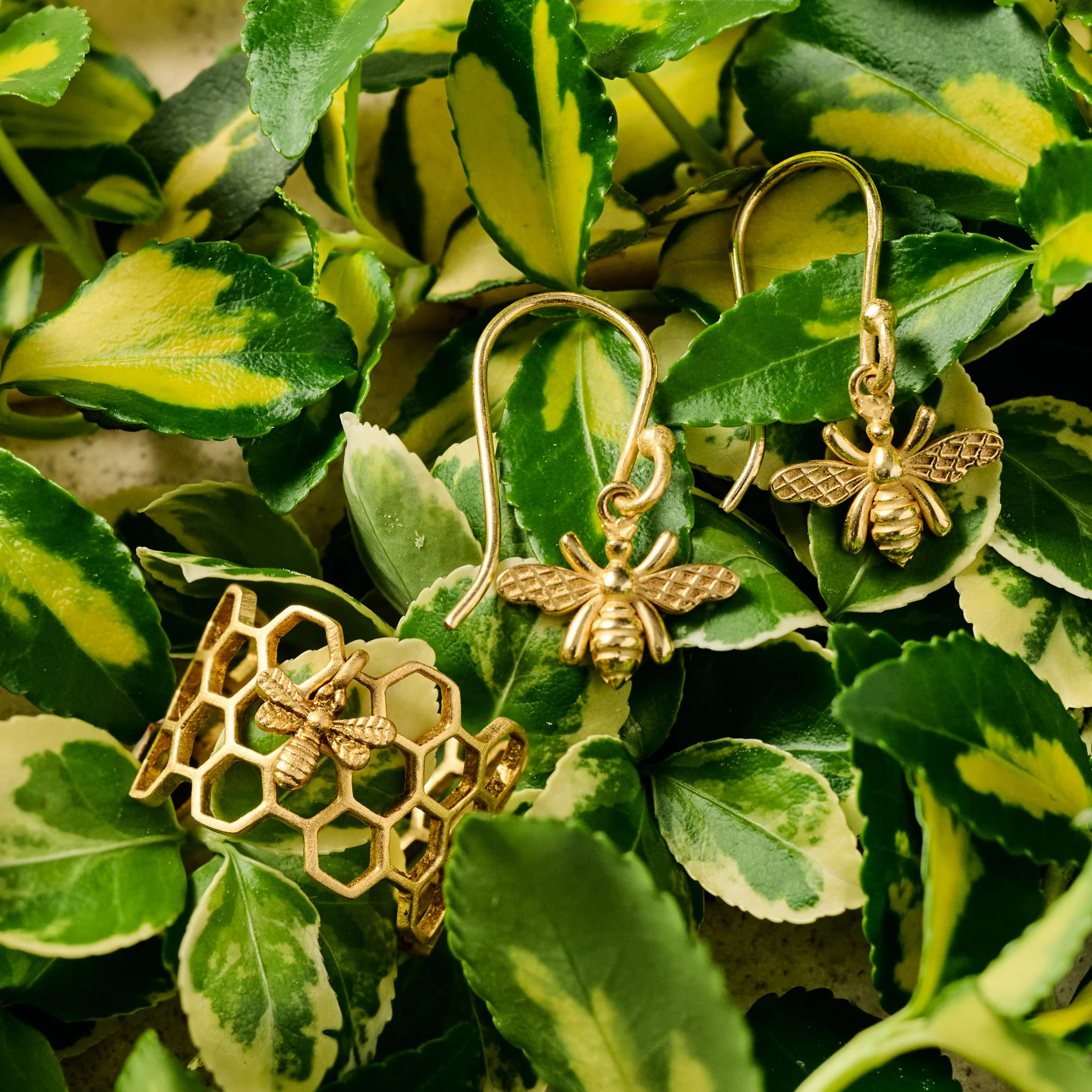 Bee Charmed Dangle Earrings - Image 4