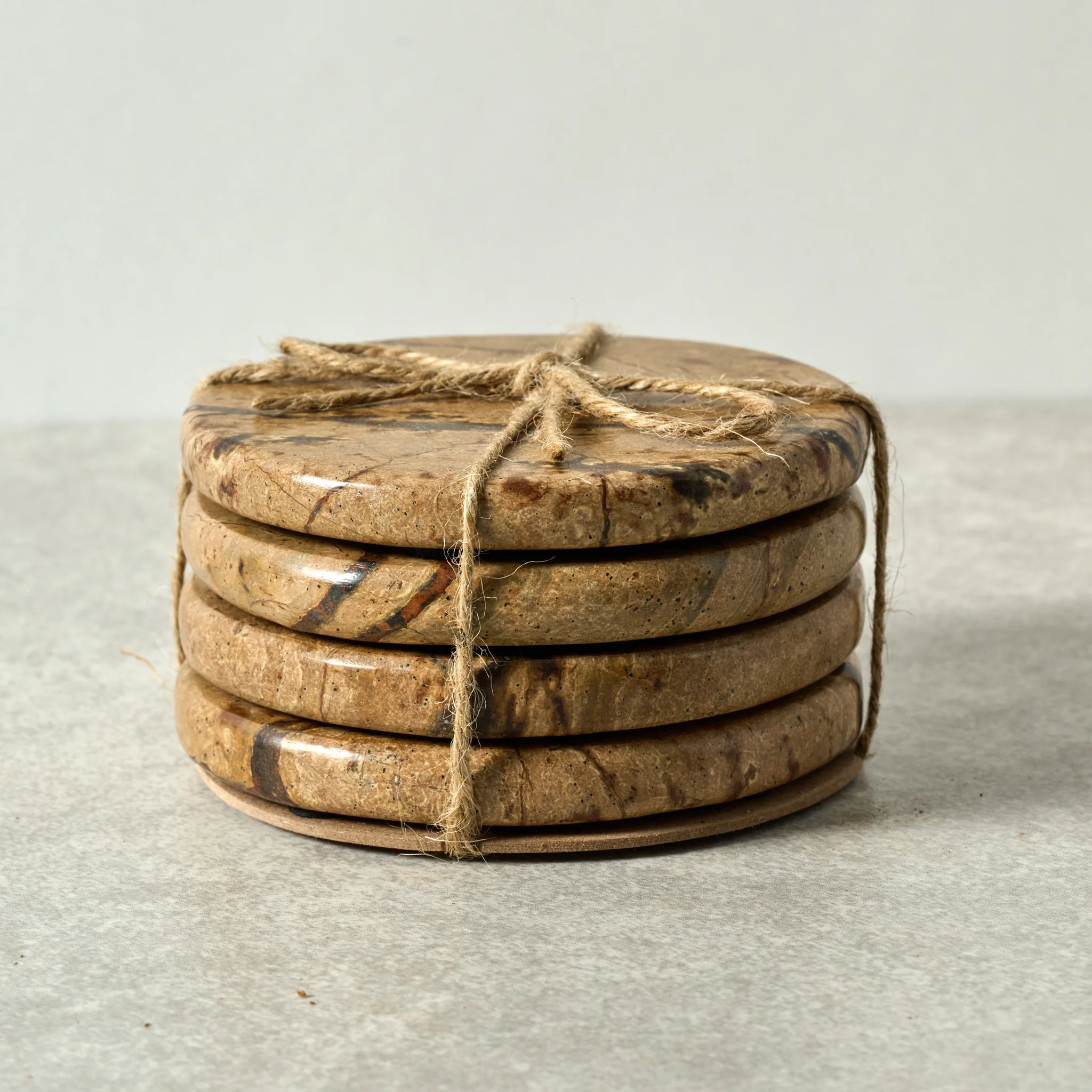 Bidasar Stone Coasters - Set of 4 - Image 2