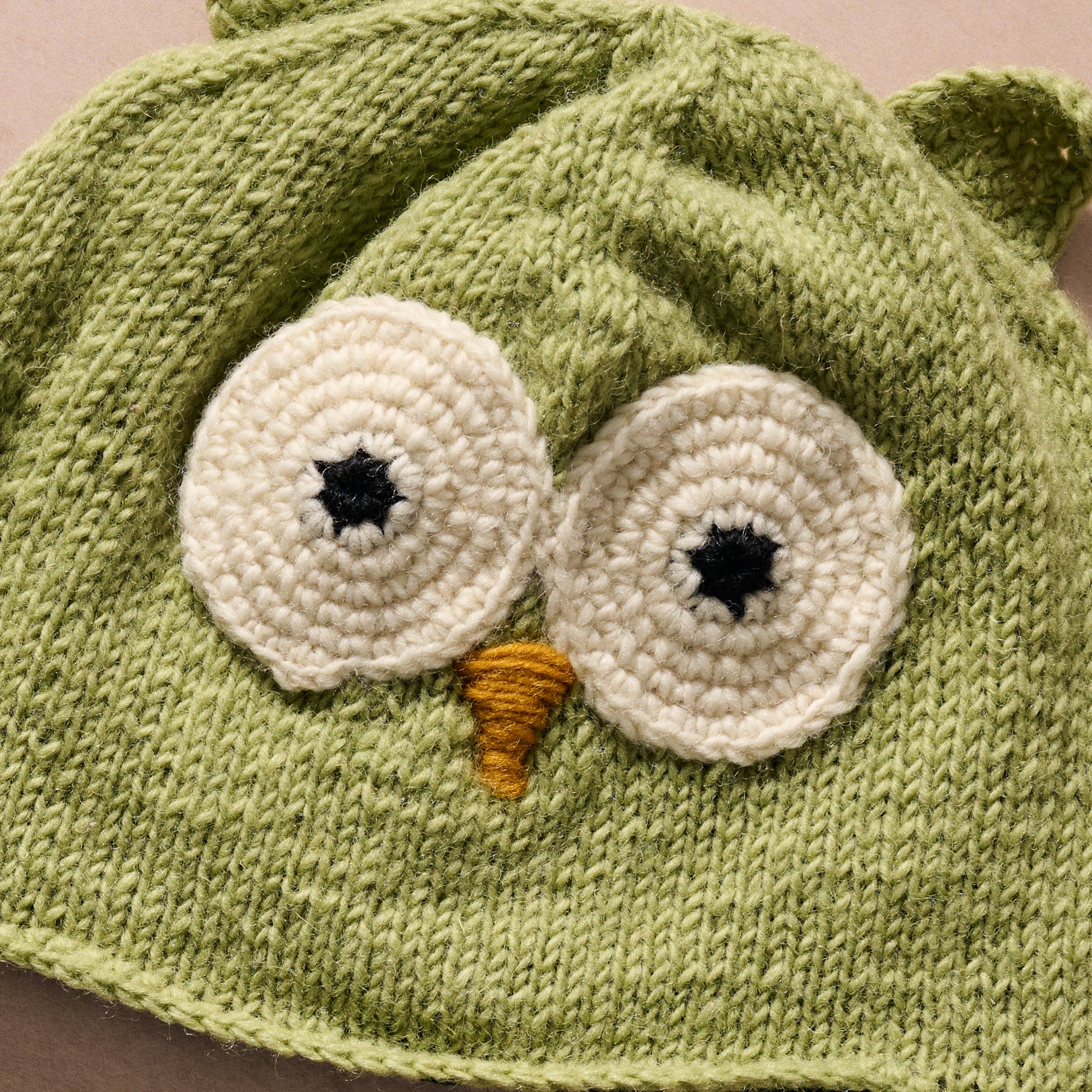 Bina Sage Owl Beanie - Adult - Image 3