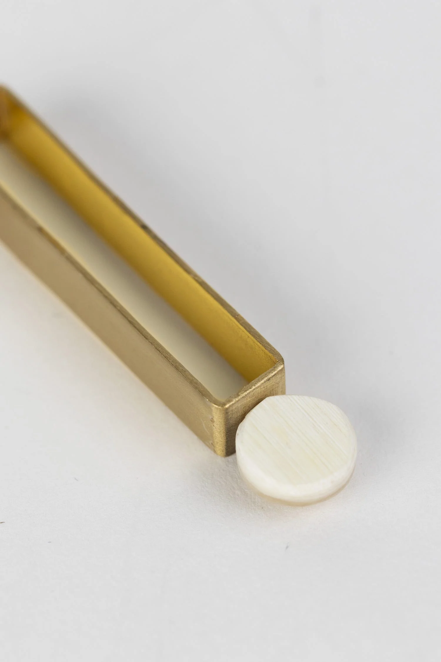 Brass Exclamation Point Earrings - Image 2