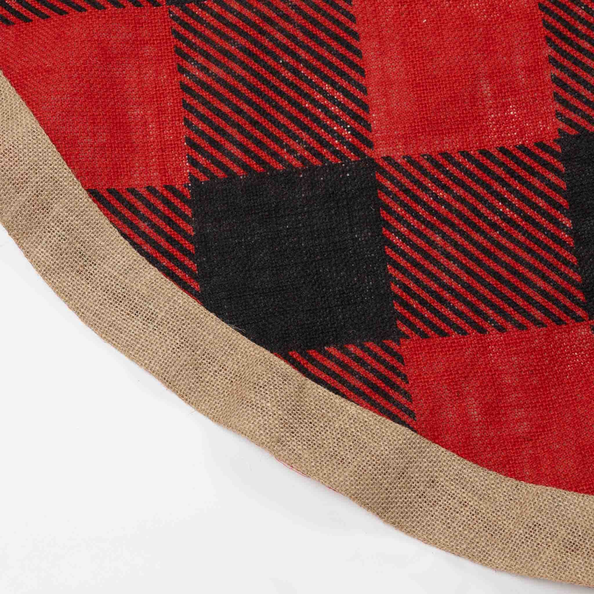 Buffalo Check Tree Skirt - Image 3