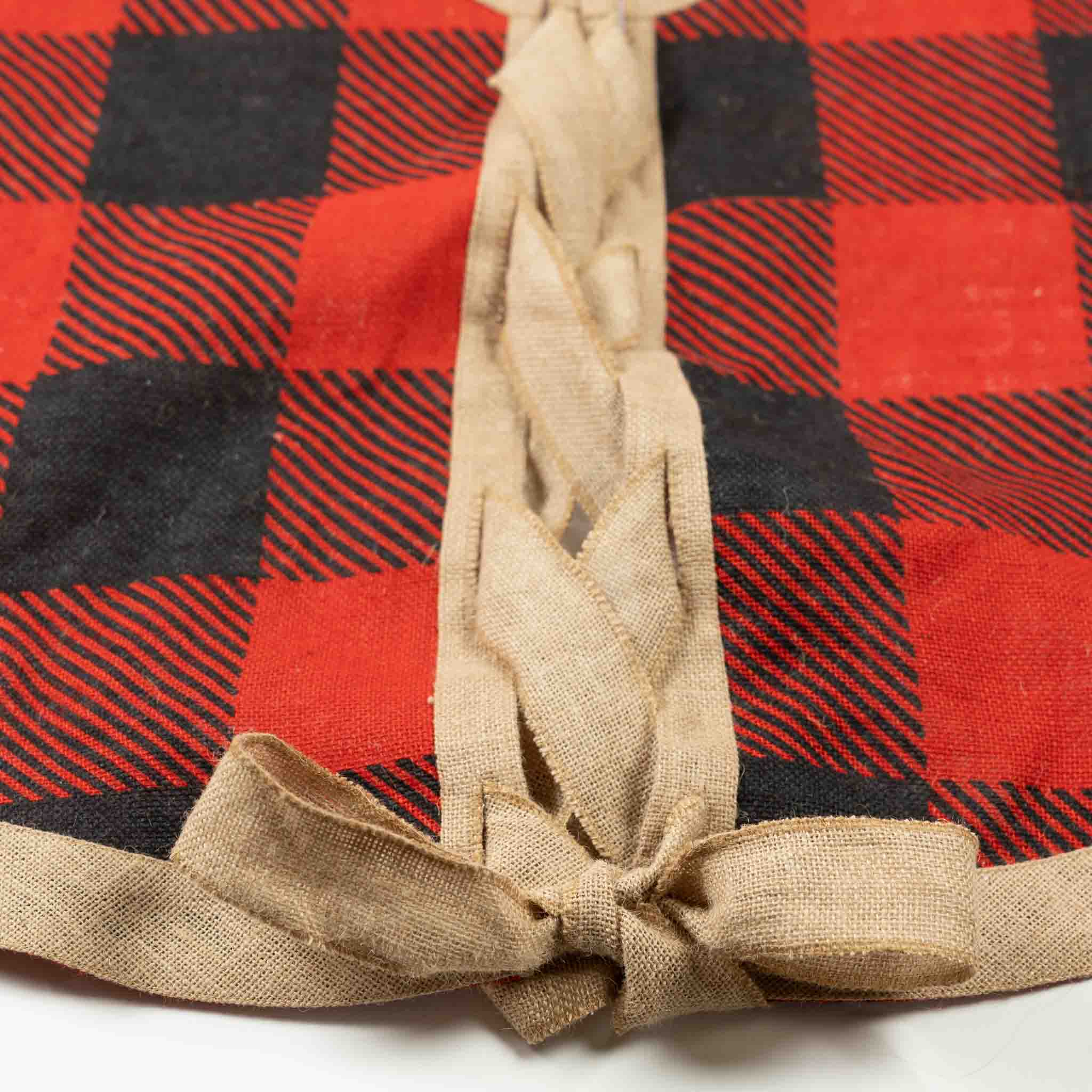 Buffalo Check Tree Skirt - Image 6