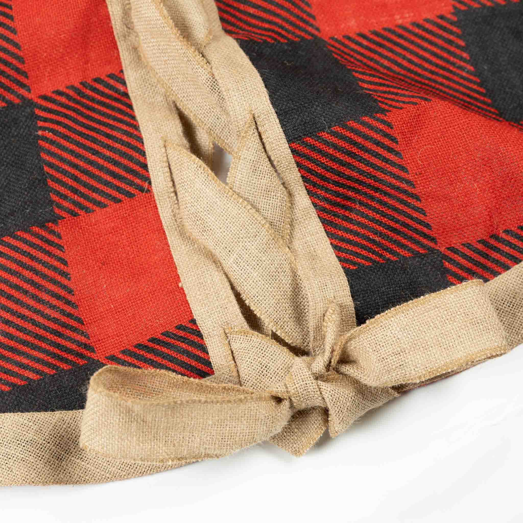 Buffalo Check Tree Skirt - Image 7