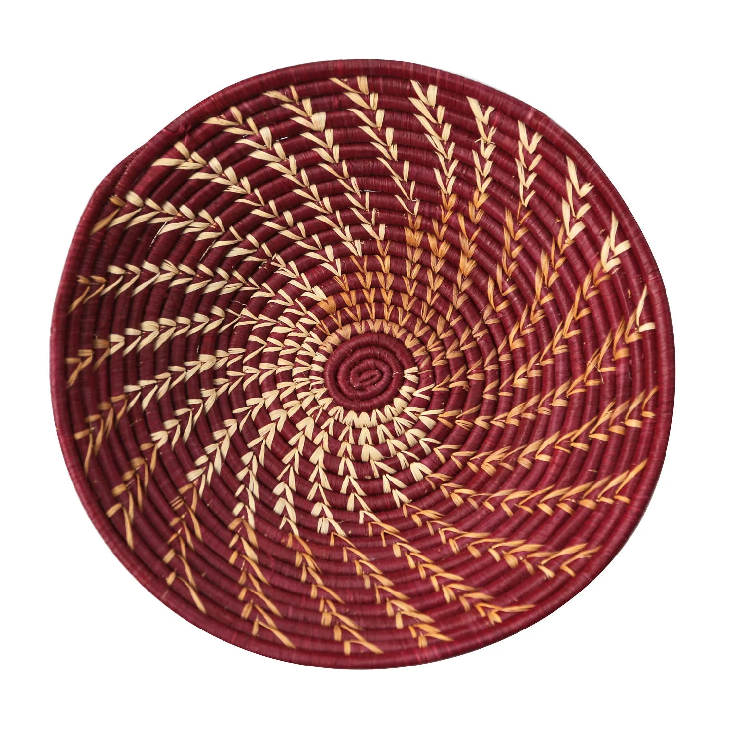 Burgundy Twist basket - Image 4