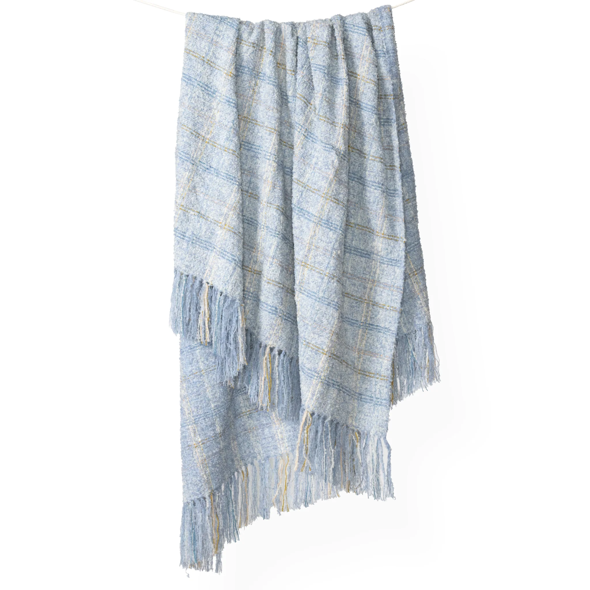 Calm Waters Plaid Throw - Image 4