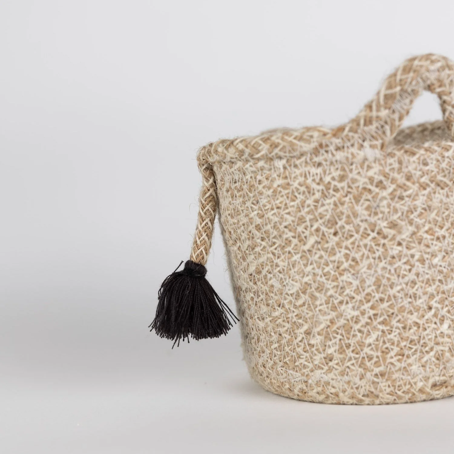 Cat Face Jute Basket - Image 8