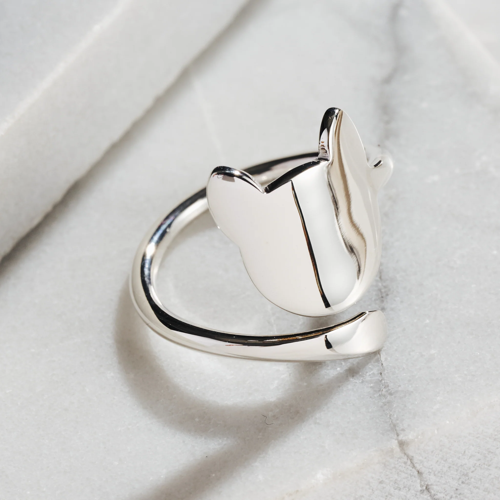 Cat Tails Sterling Silver Ring - Image 4