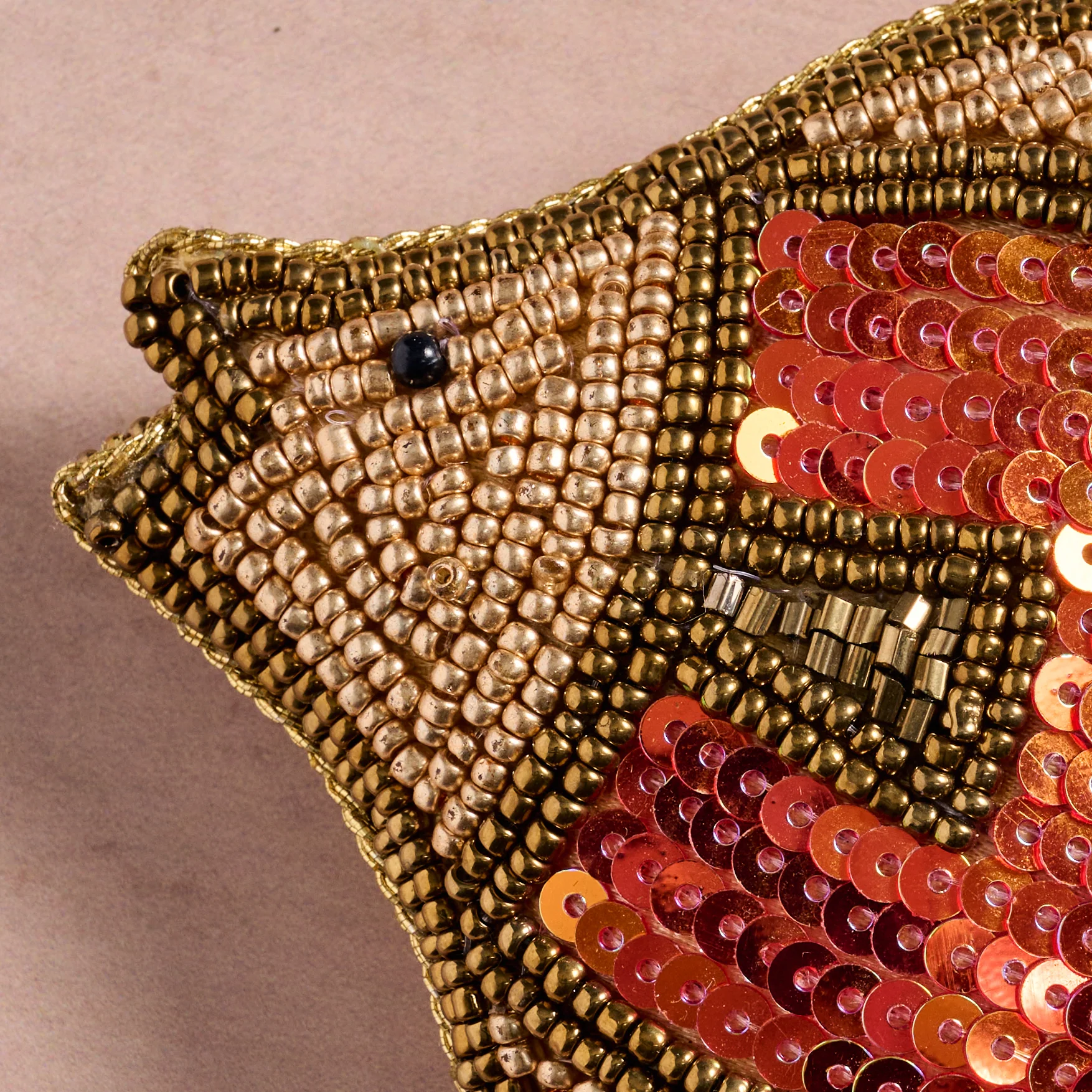 Chamak Beaded Fish Ornament - Image 3