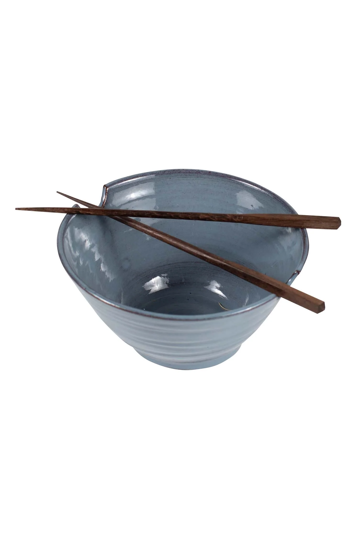 Chopsticks & Blue Bowl Set - Image 3