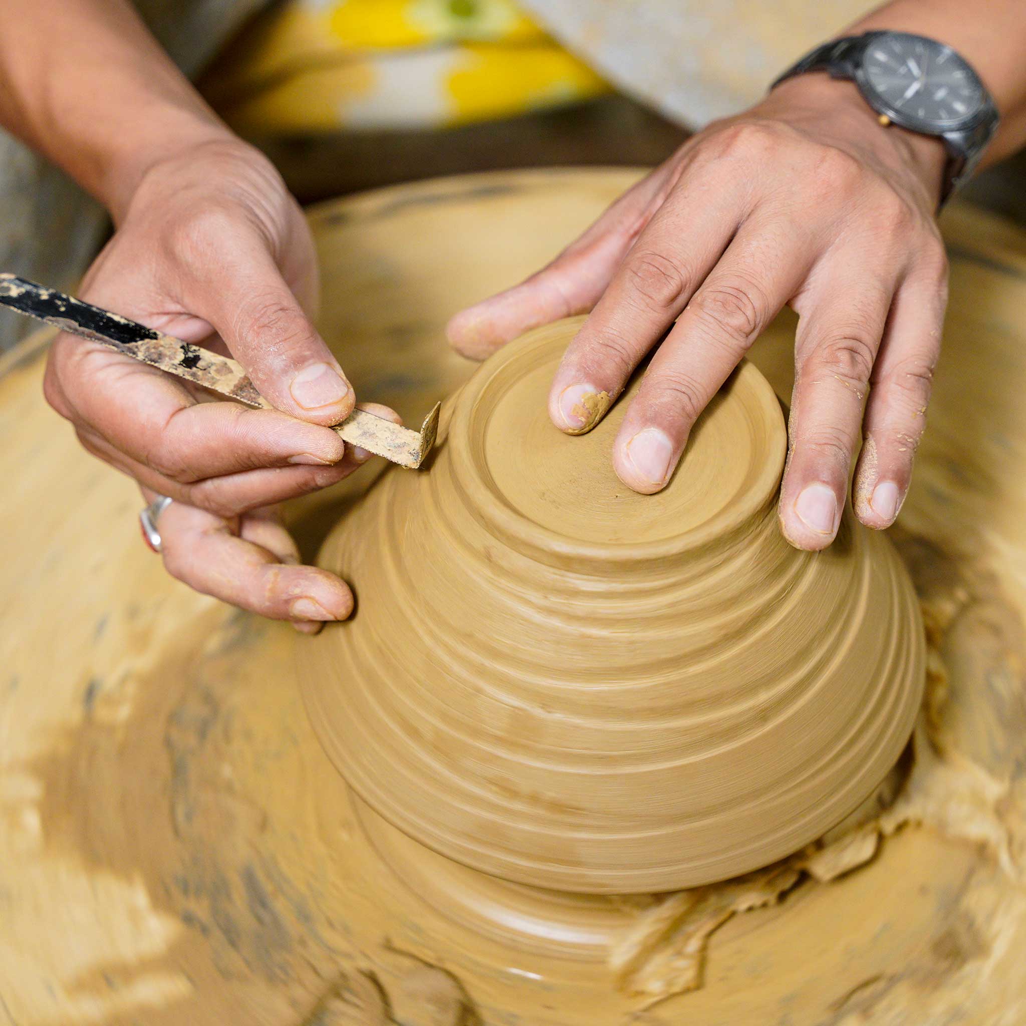 Chopsticks & Terracotta Bowl Set - Image 5