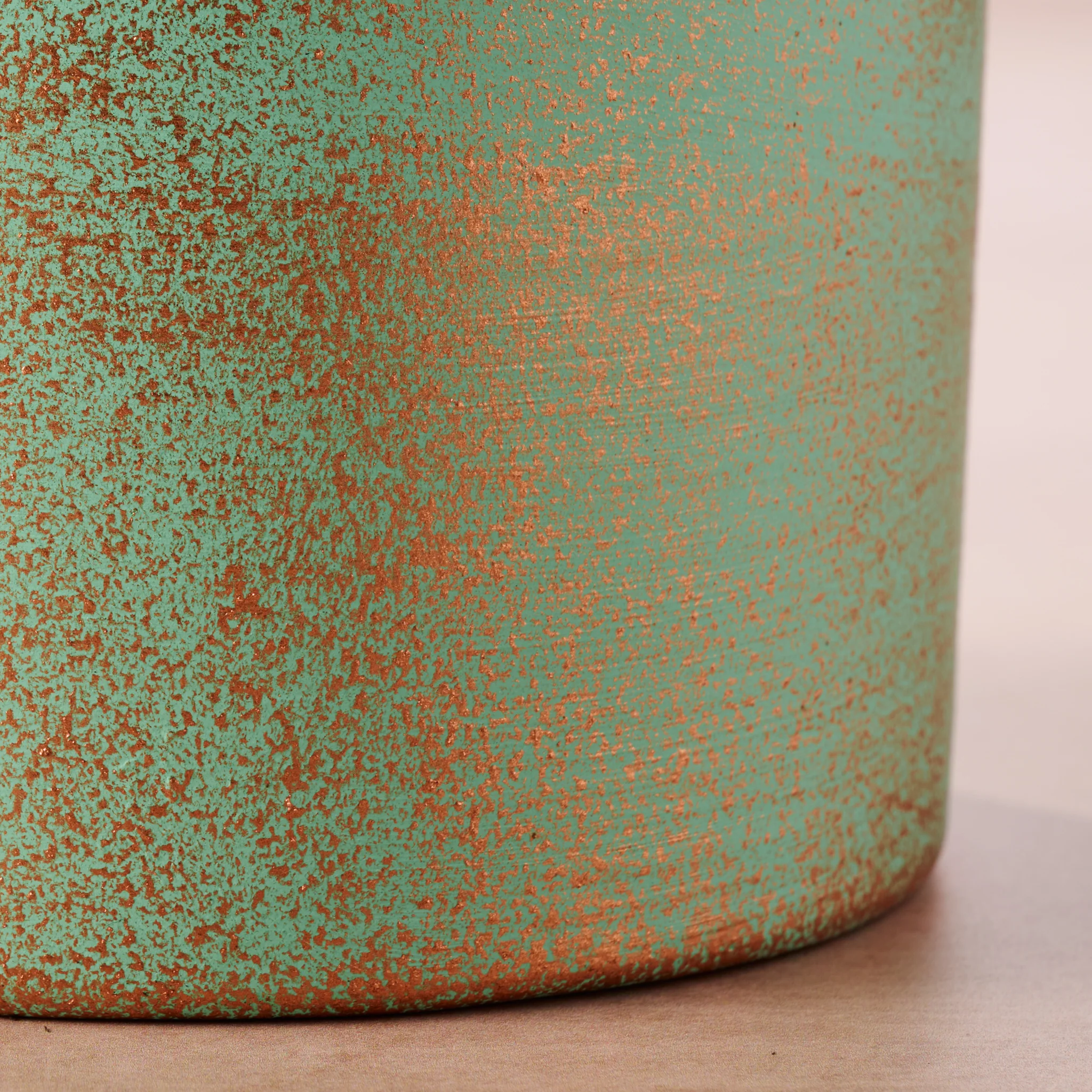 Chota Terracotta Mini Planter - Turquoise - Image 3