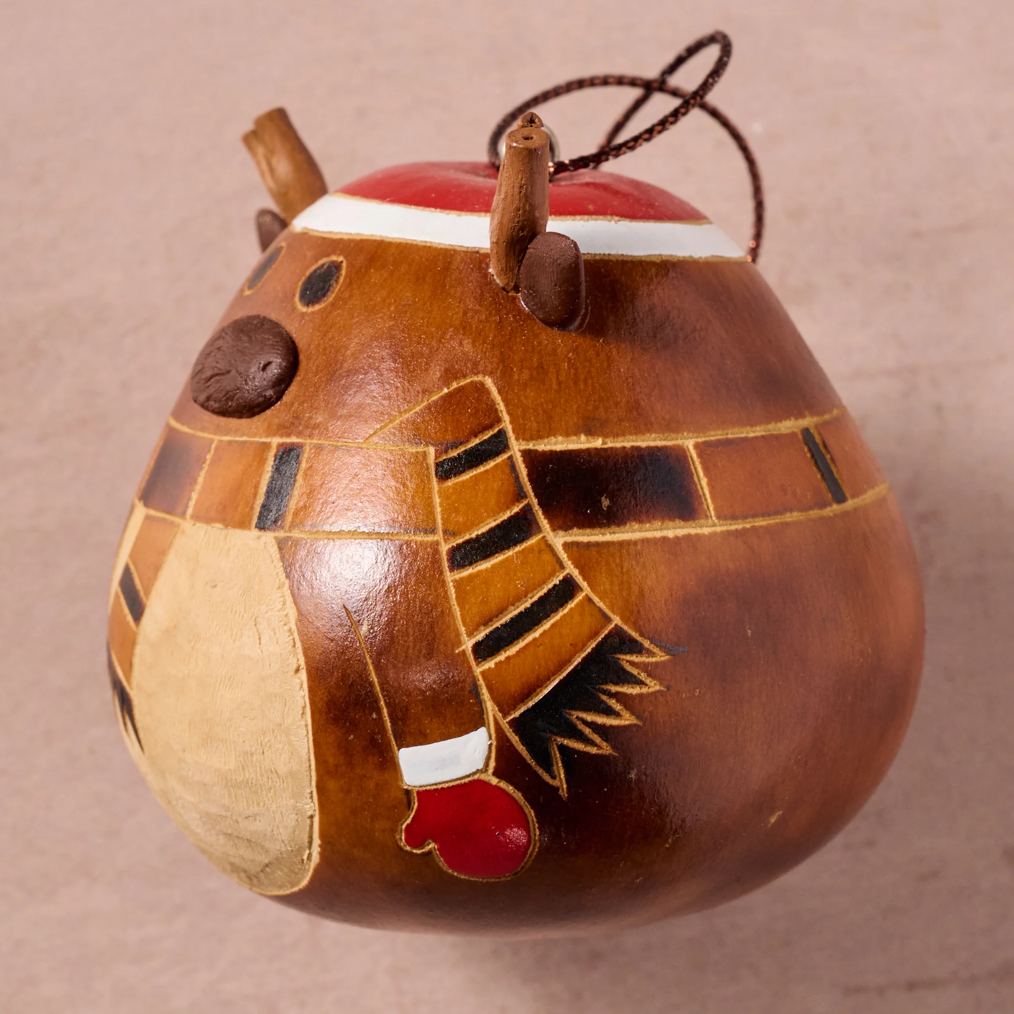 Christmas Hat Gourd Ornament - Image 3