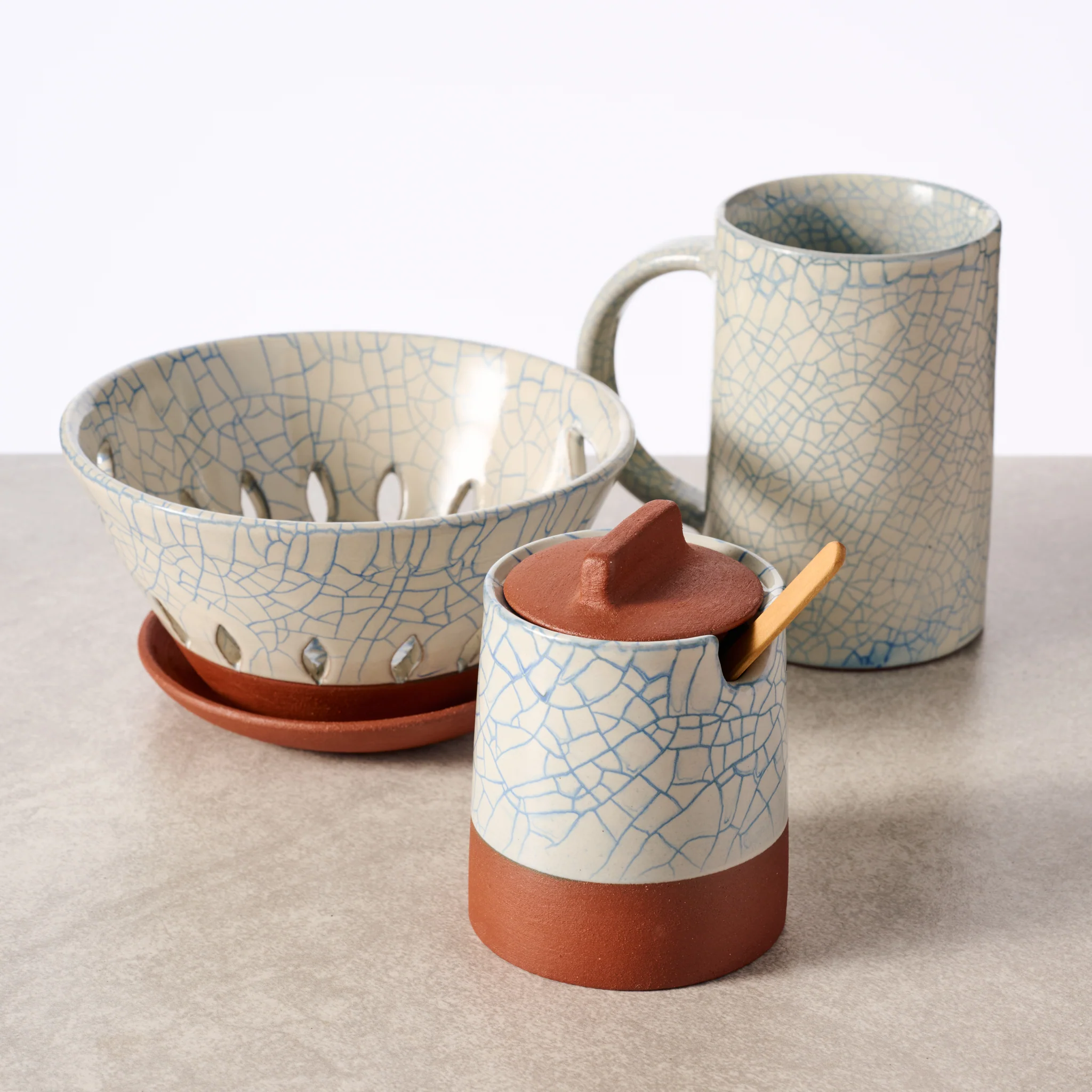 Ciya Blue Crackle Mug - Image 4