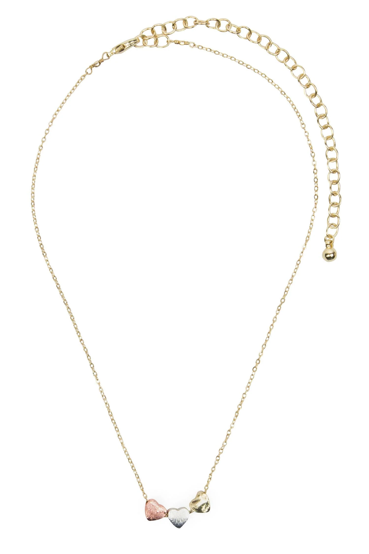 Dainty Hearts Necklace - Image 3
