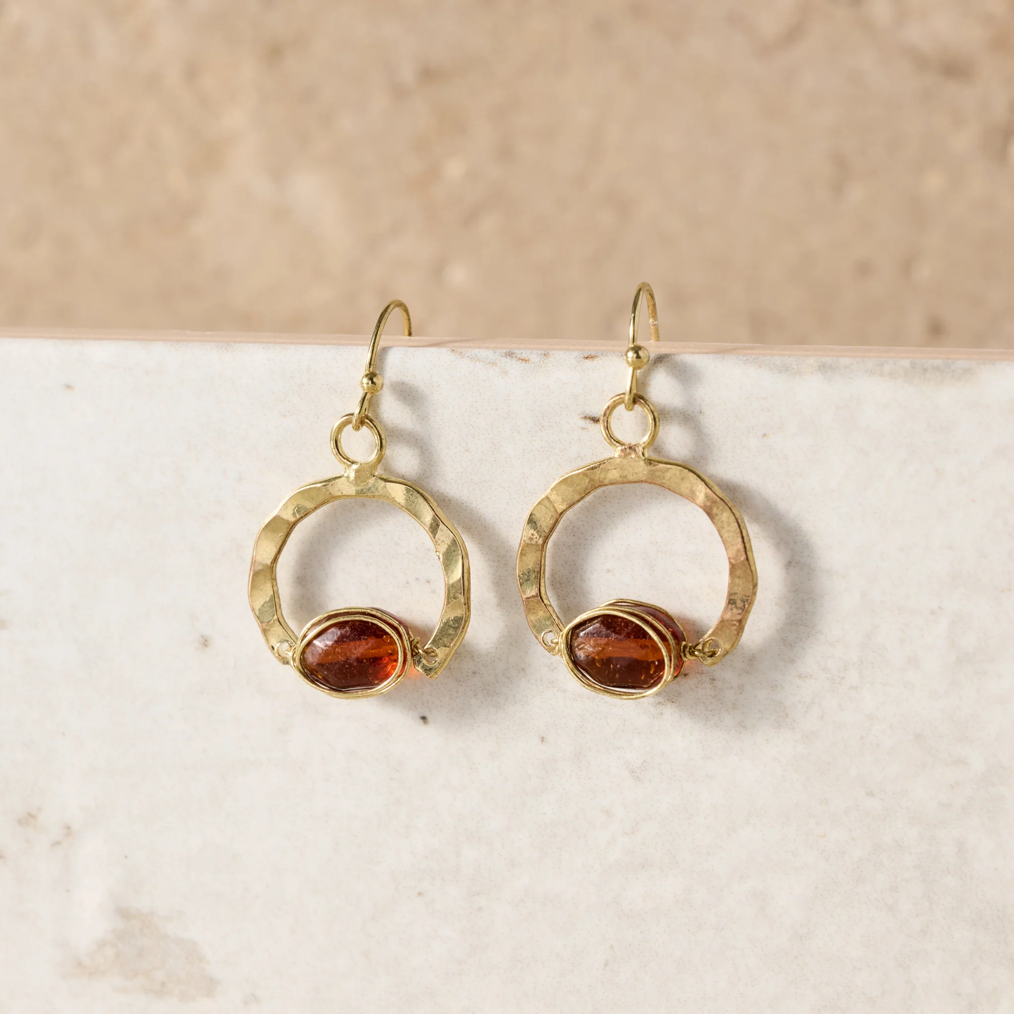 Dekhana Glass Bead Earrings - Image 3