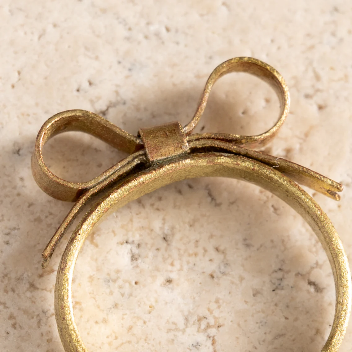 Dorada Bronze Bow Ring - Image 3