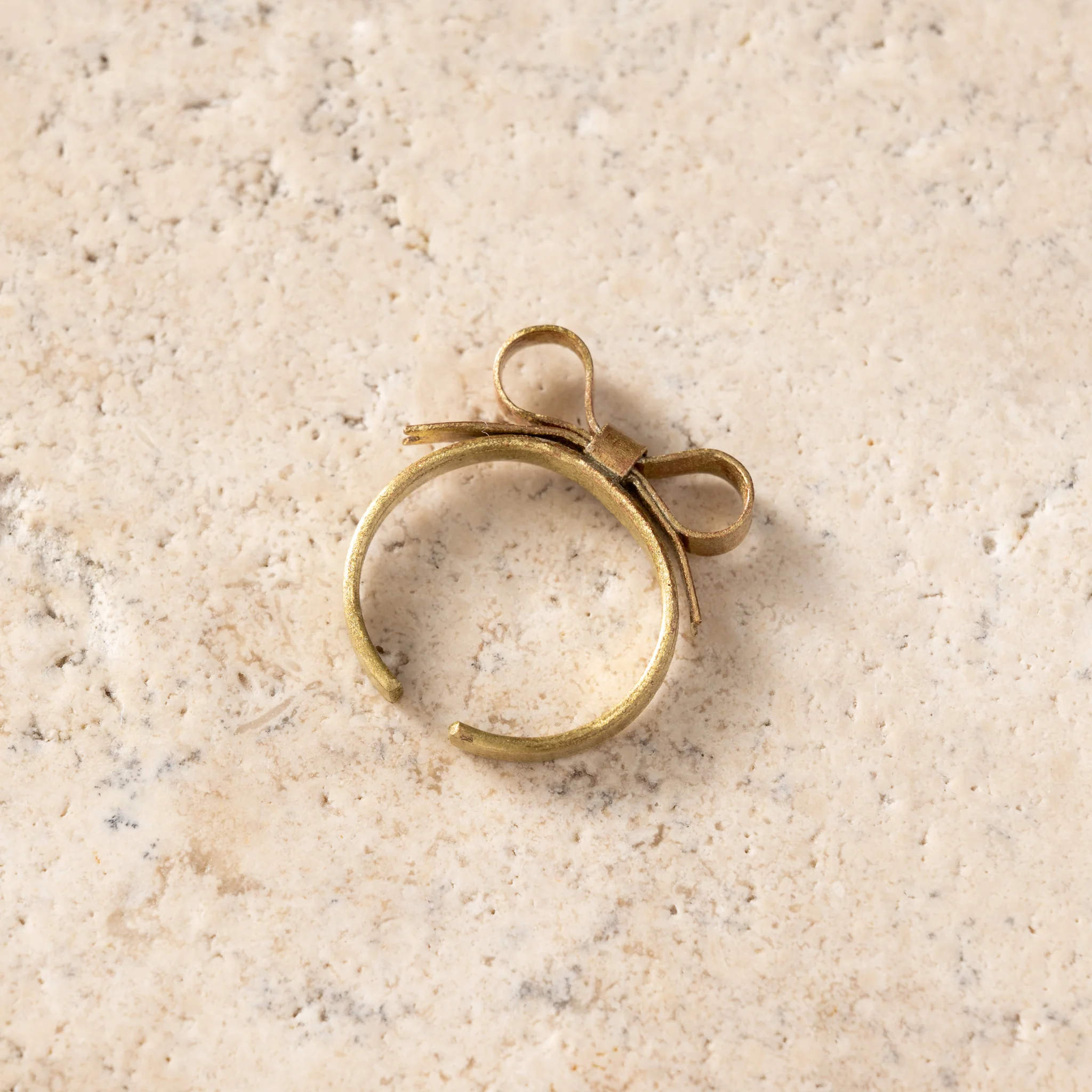 Dorada Bronze Bow Ring - Image 4