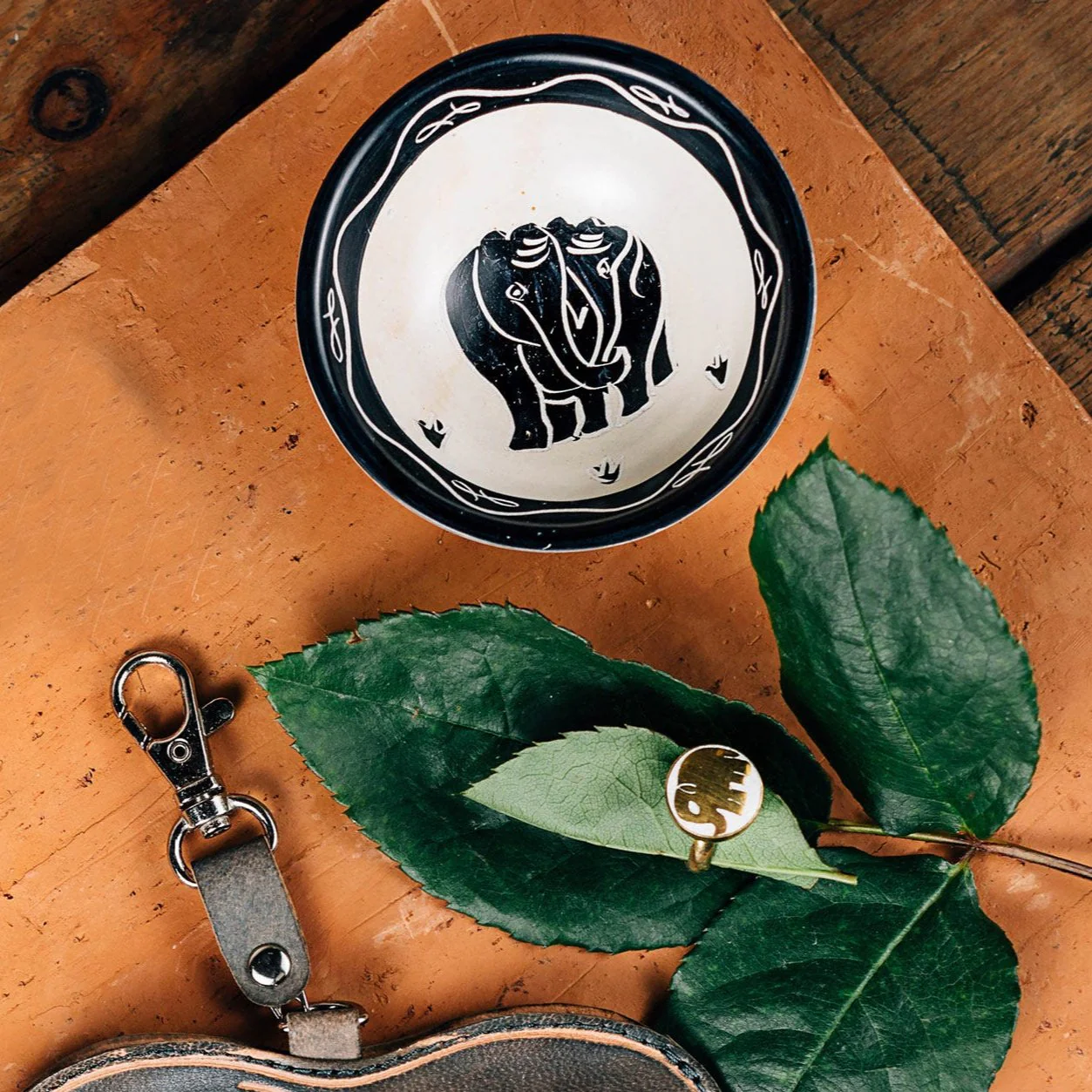 Elephant Kisii Ring Dish - Image 3