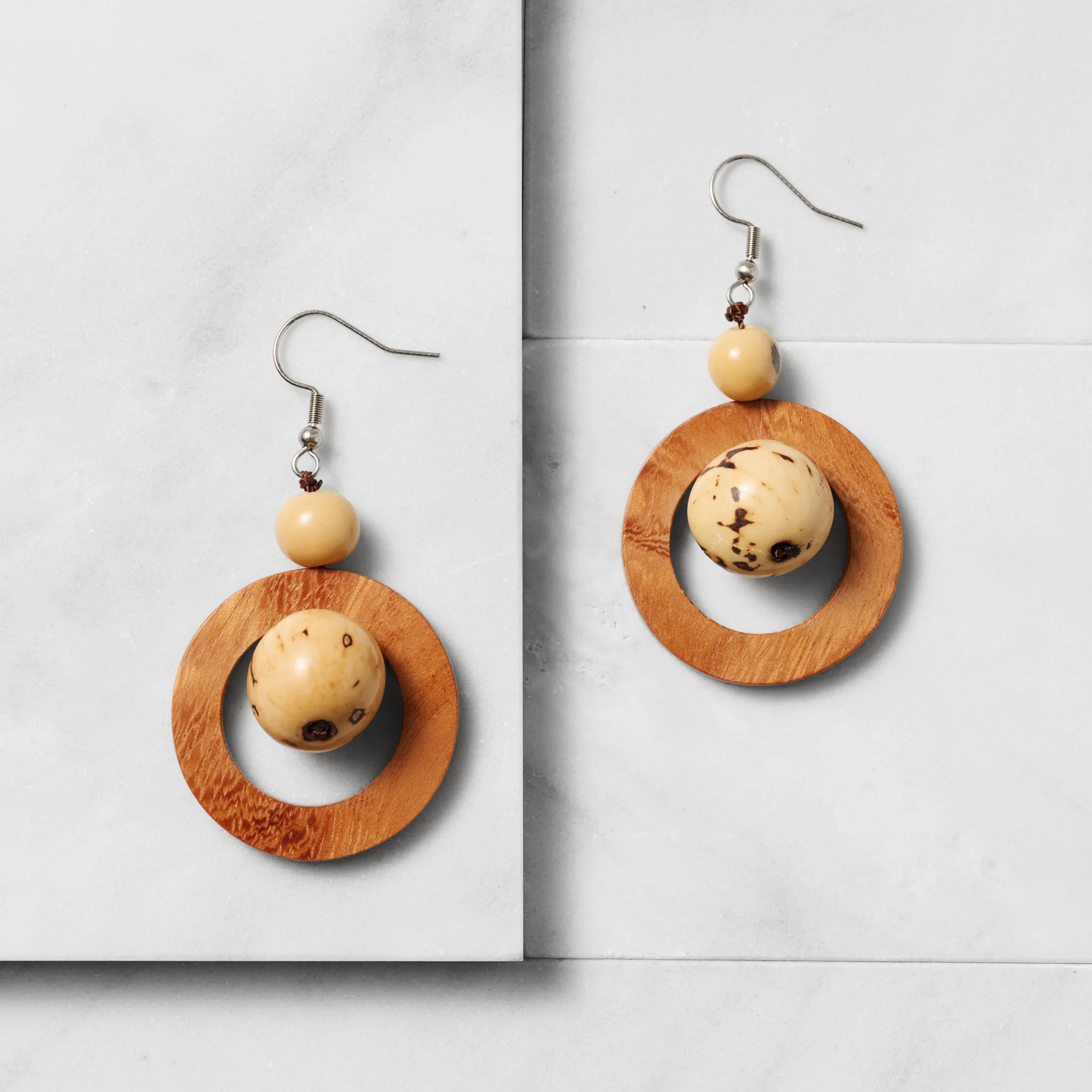 Embrace Tagua Dangle Earrings - Image 2