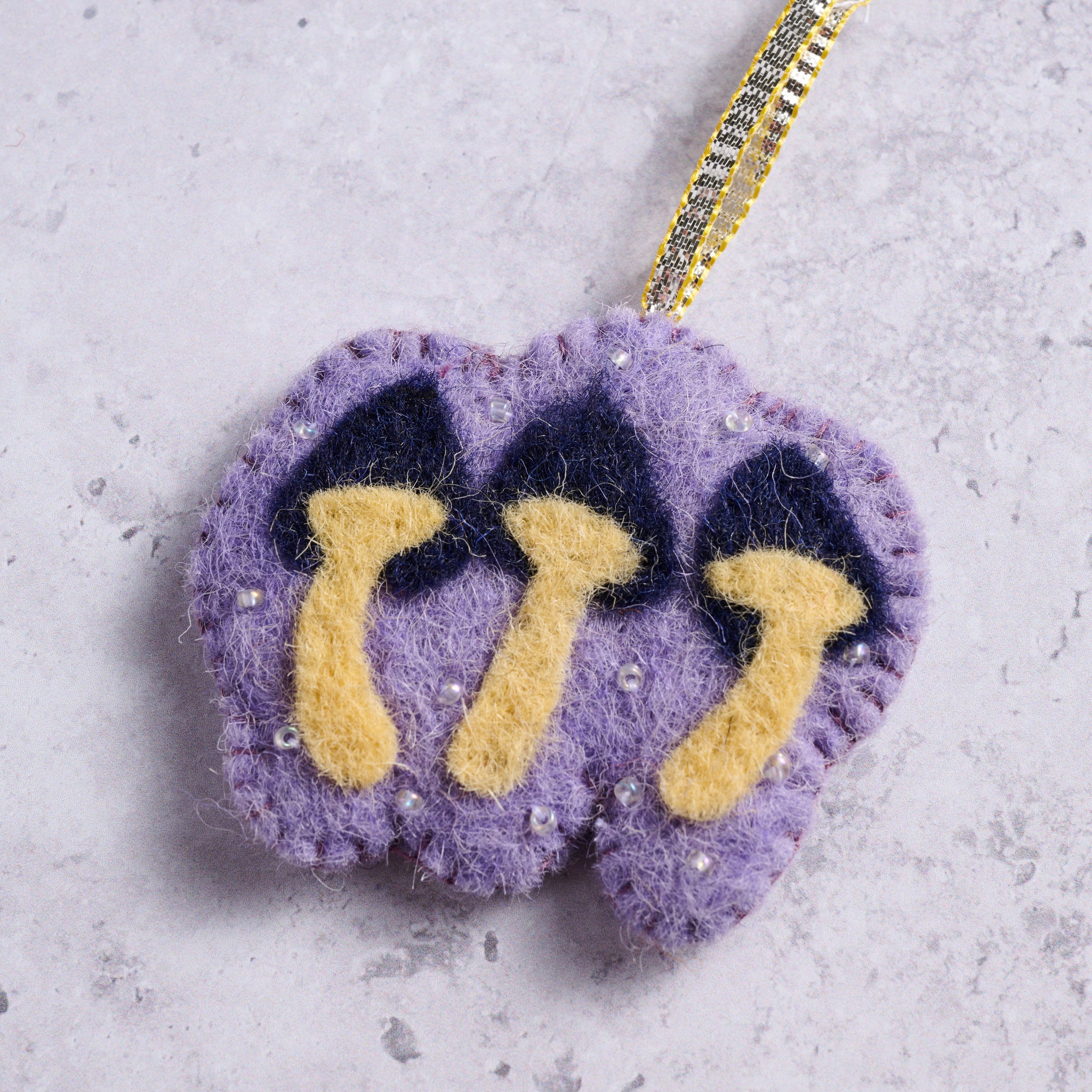 Felt Mushroom Trio Ornament - Image 2