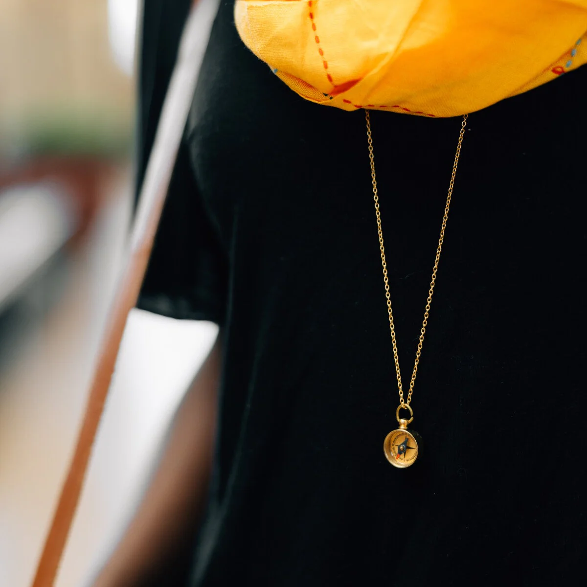 Find Your Way Compass Necklace