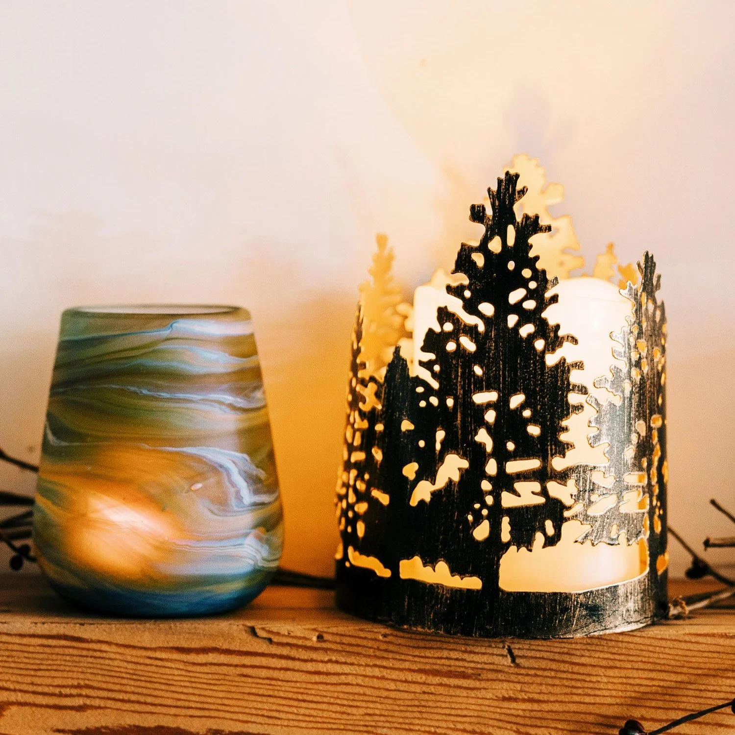 Forest Shimmer Candleholder - Image 3