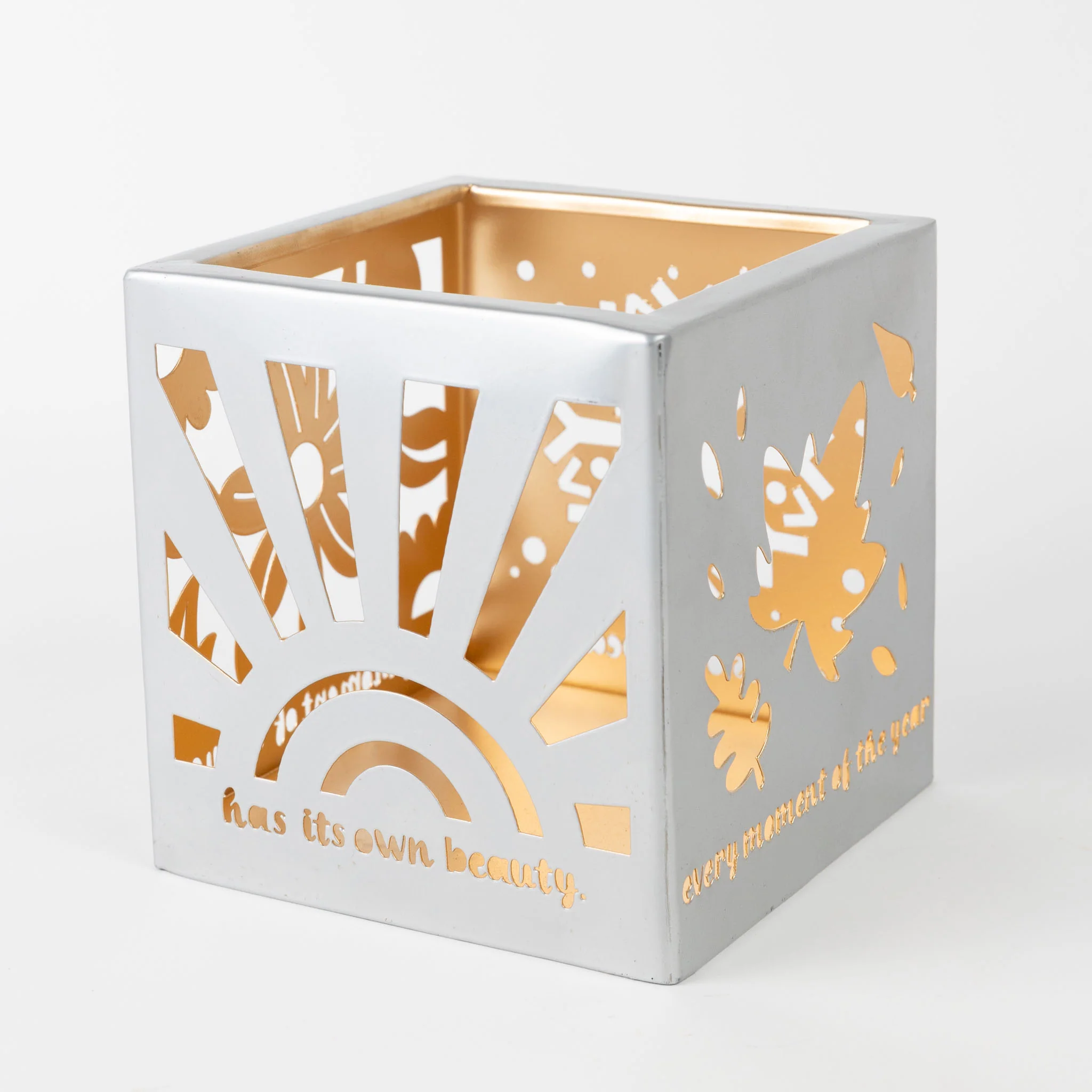 Four Seasons Cube Candleholder - Image 4