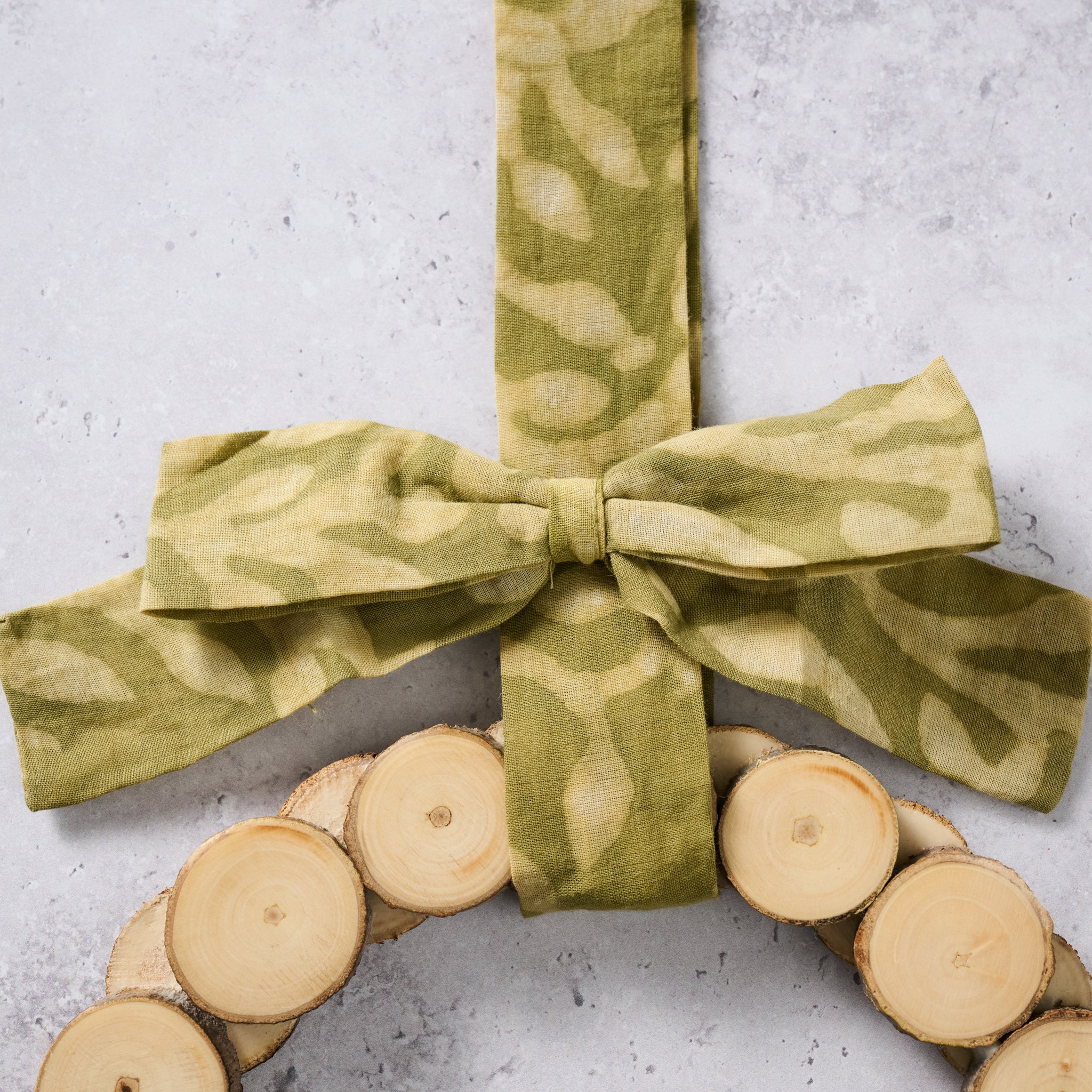 Full Circle Wood Mini Wreath - Image 4