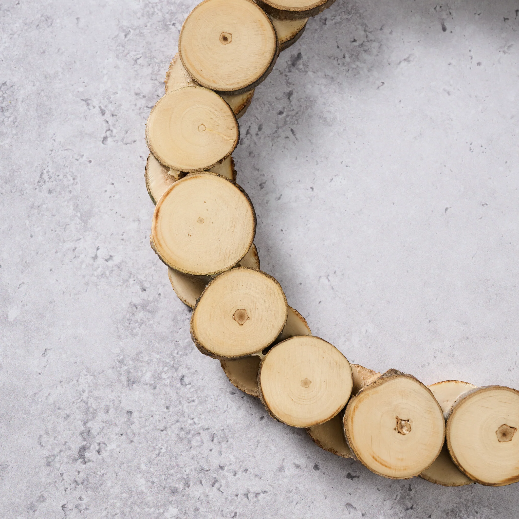 Full Circle Wood Mini Wreath - Image 5