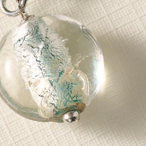 Gola Glass Bead Drop Earrings - Image 3