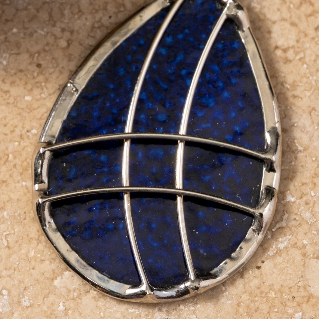 Habi Capiz Teardrop Earrings - Image 3