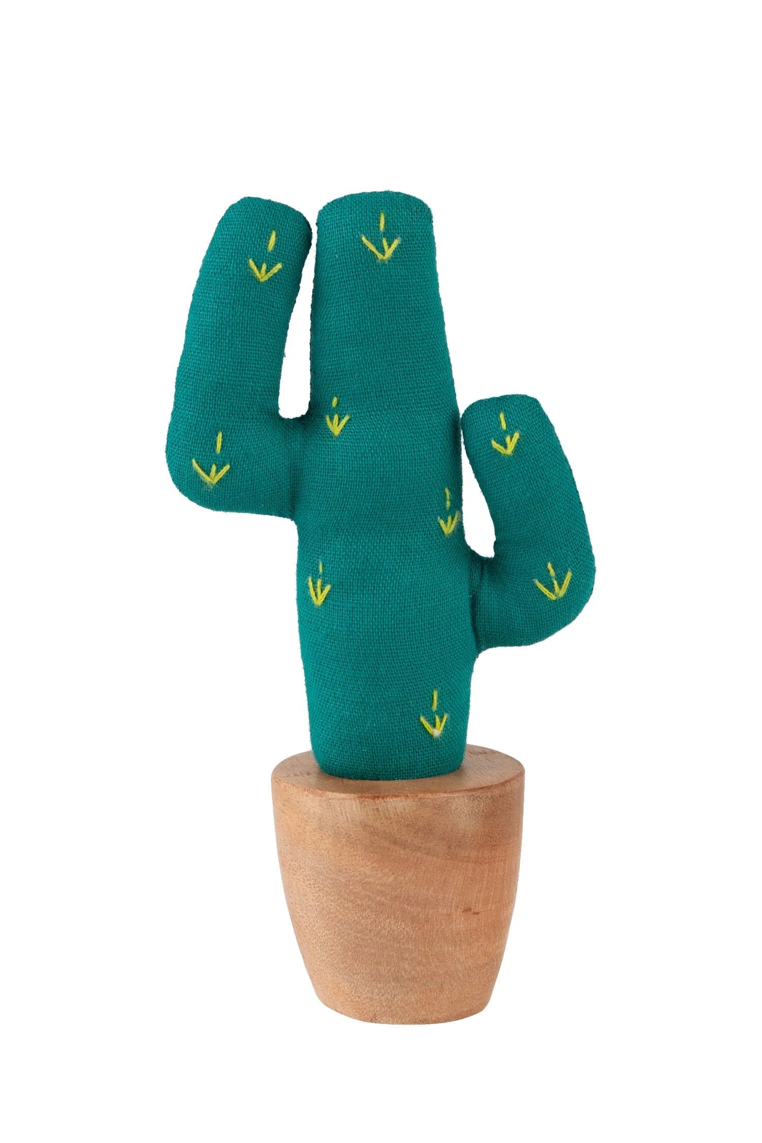 Handmade Mini Cotton Saguaro Cactus - Image 4