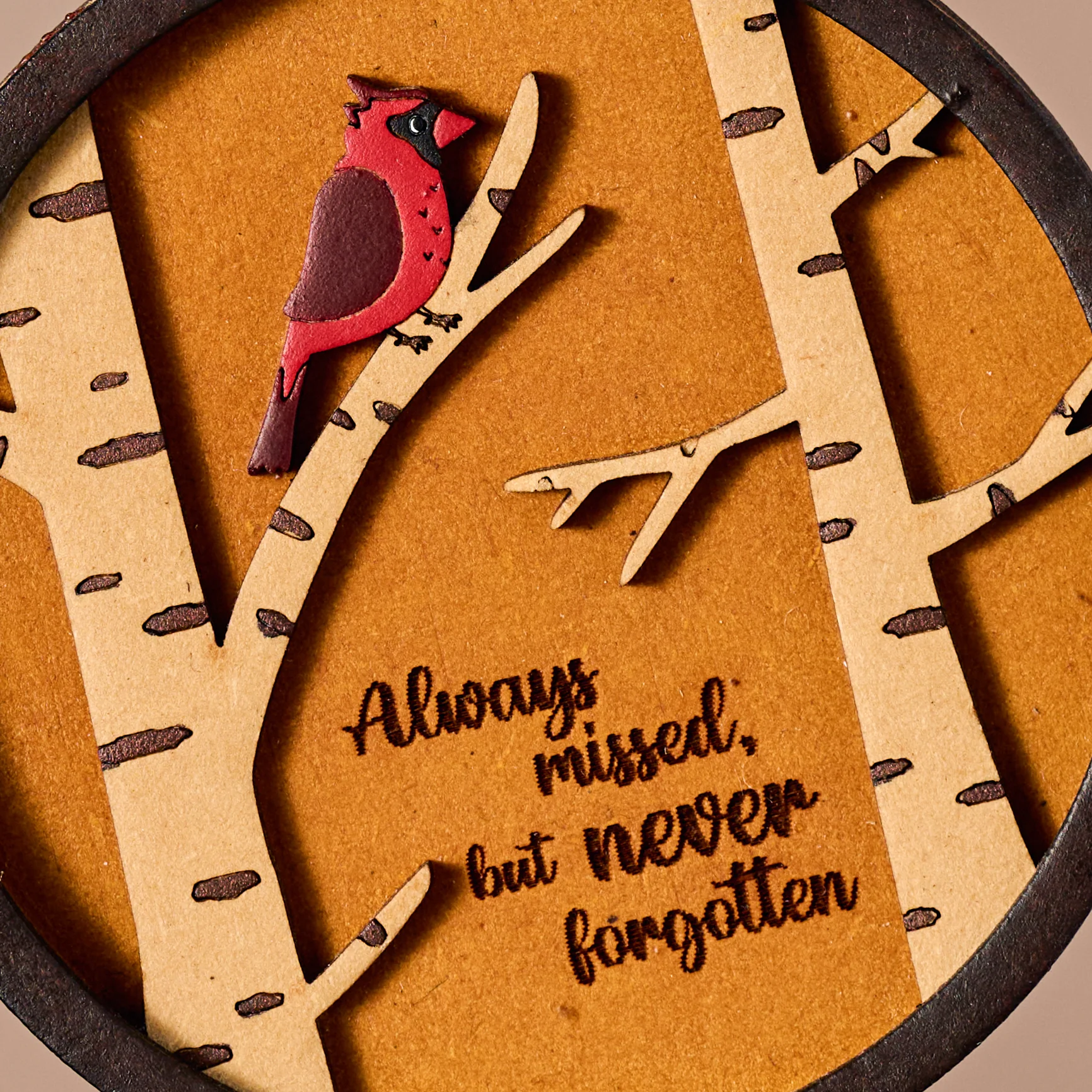 Here With Us Cardinal Ornament - Image 3