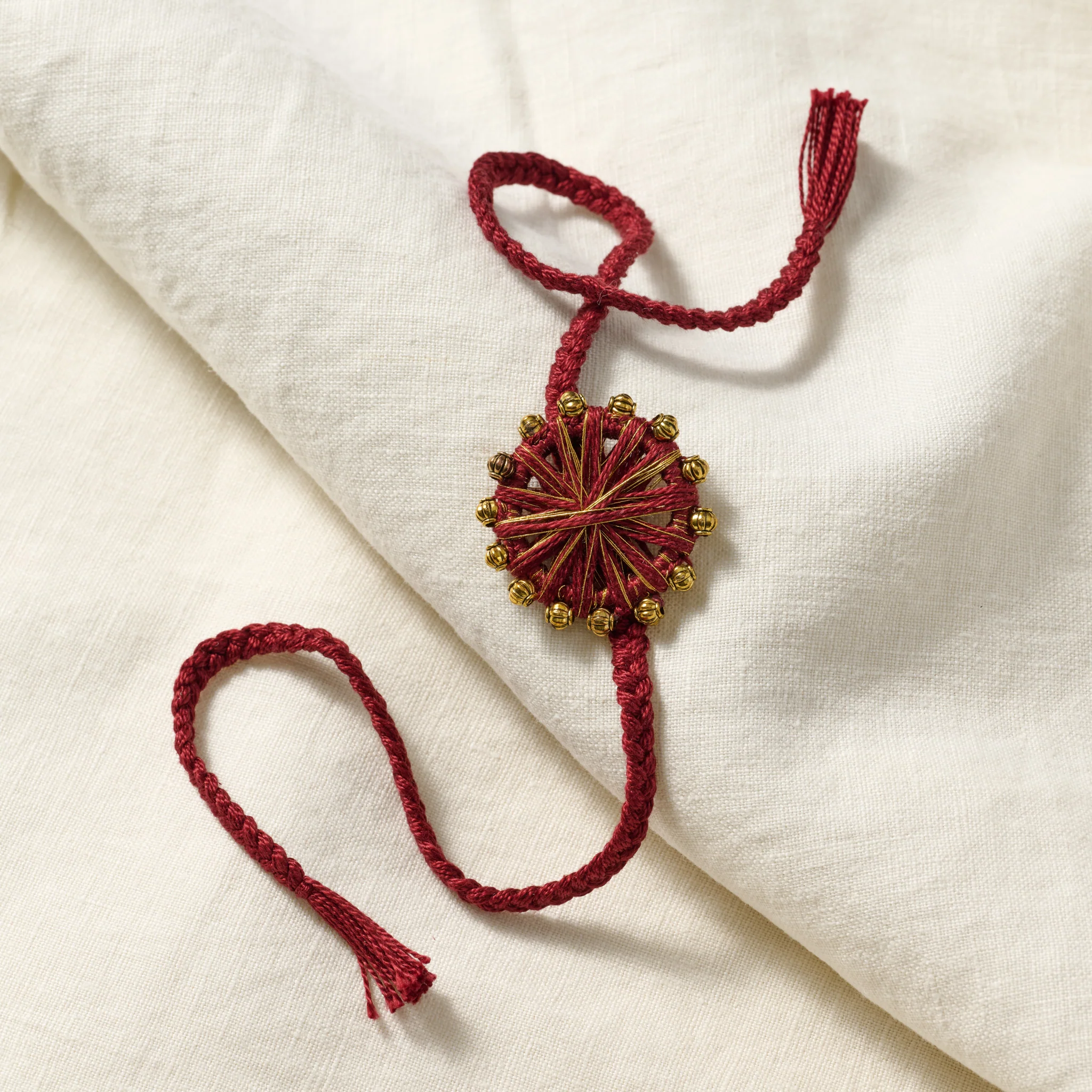 Irfan Wrapped Thread Bracelet & Choker - Image 3