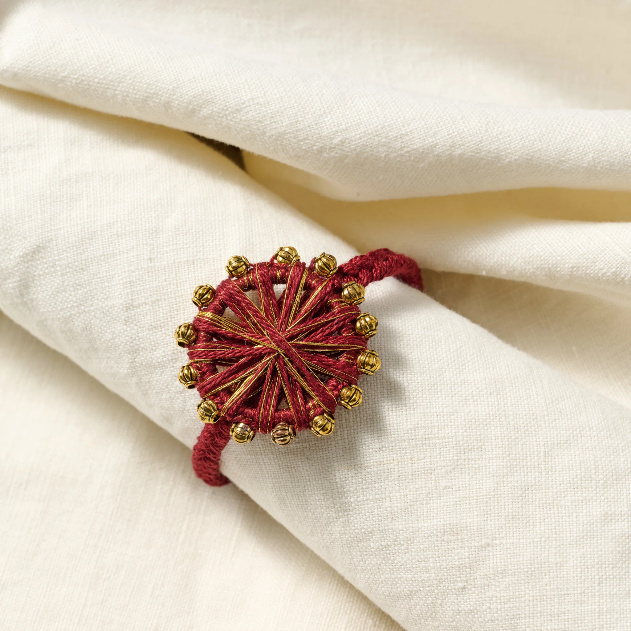 Irfan Wrapped Thread Bracelet & Choker - Image 4