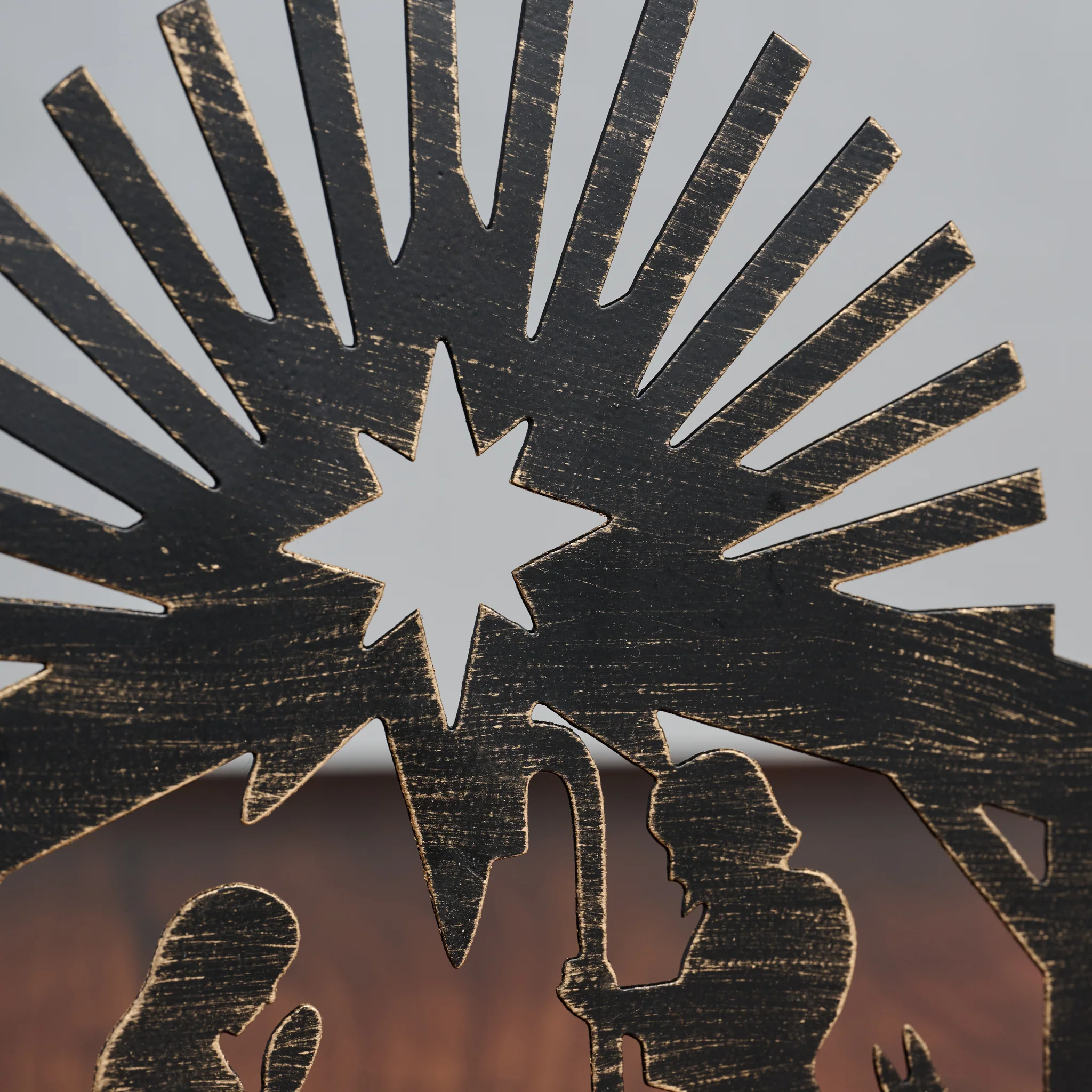 Iron Nativity Candleholder - Image 2