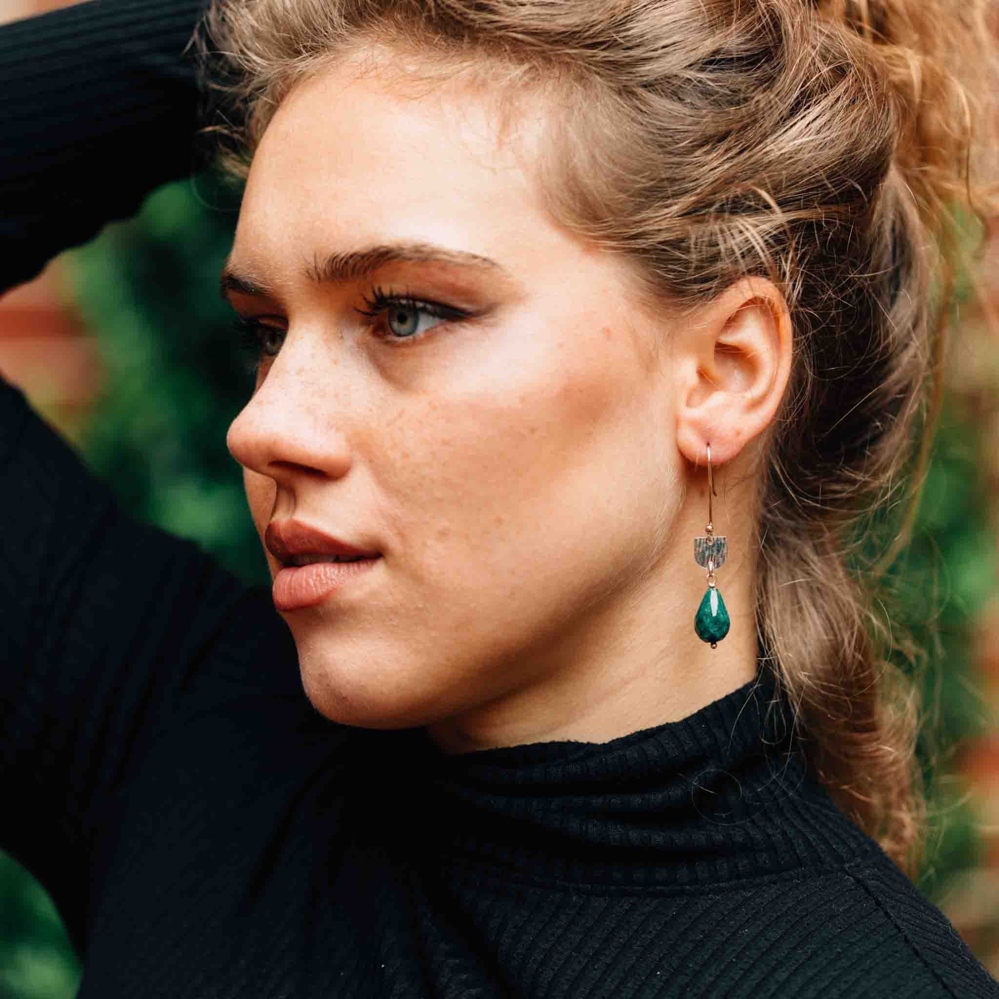 Isla Crystal Drop Earrings - Image 5